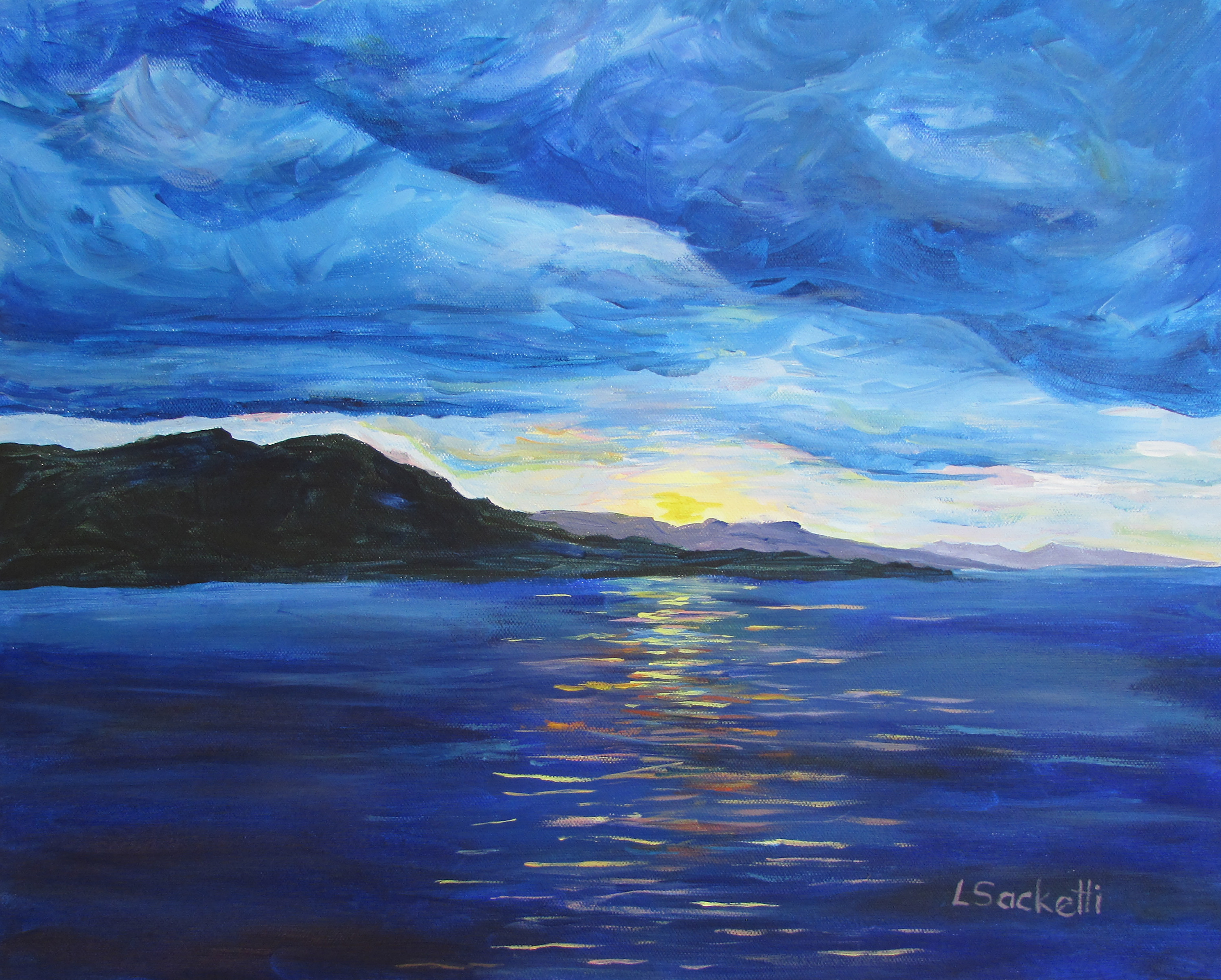 Sunset over jamaica w48aus