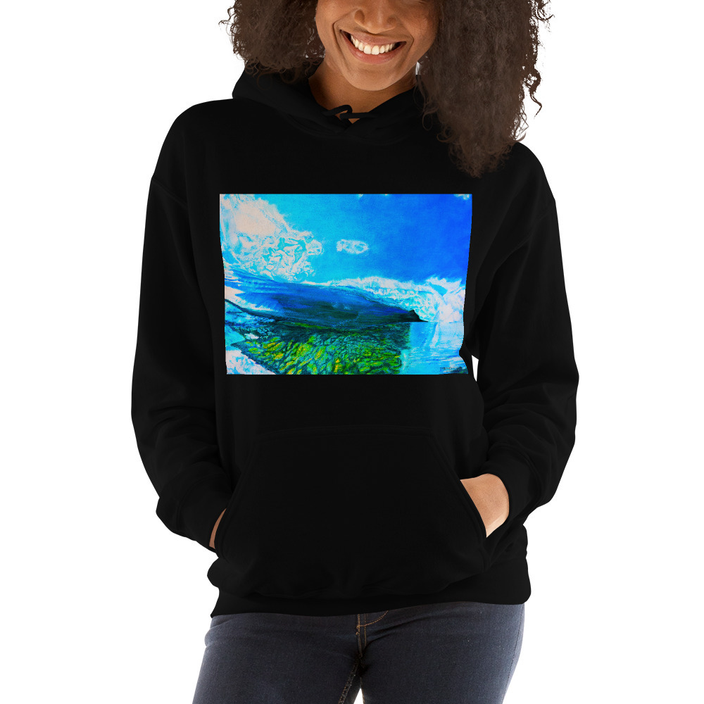 Womens hoodies reef break black bwzhdm