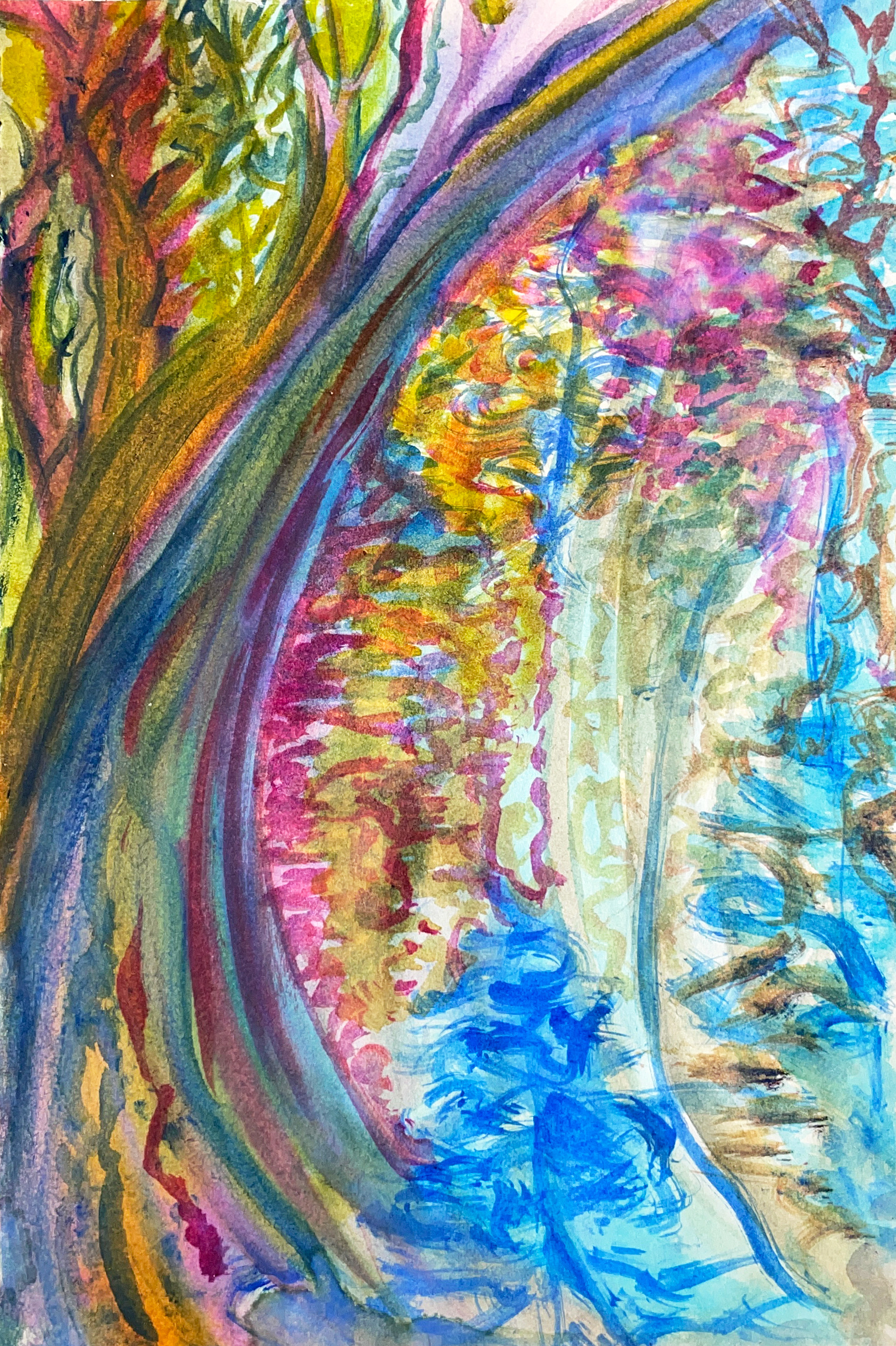 Forest watercolor yudas4
