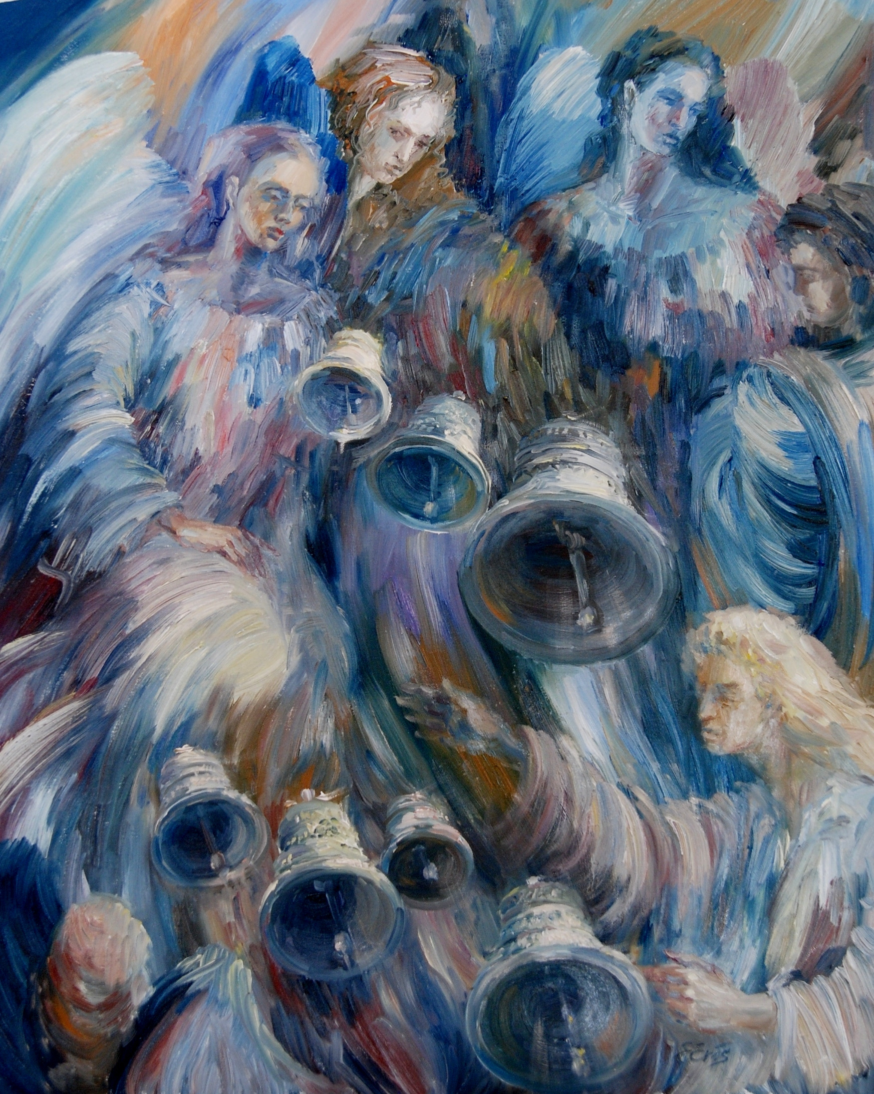 Jelena eros   elena eros call for war oil on canvas 28 x23 jxlg5u