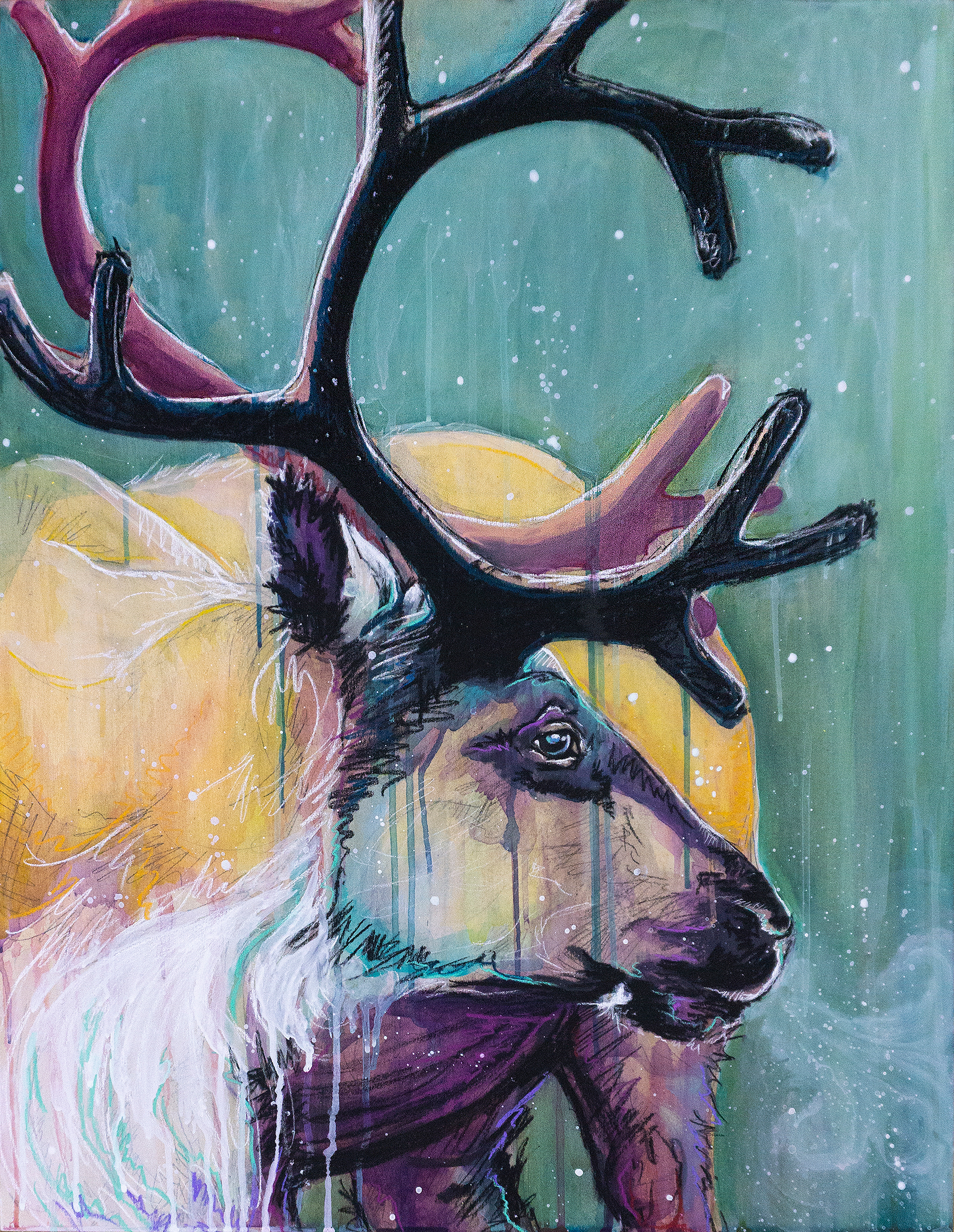 Reindeer painting final original seb83d