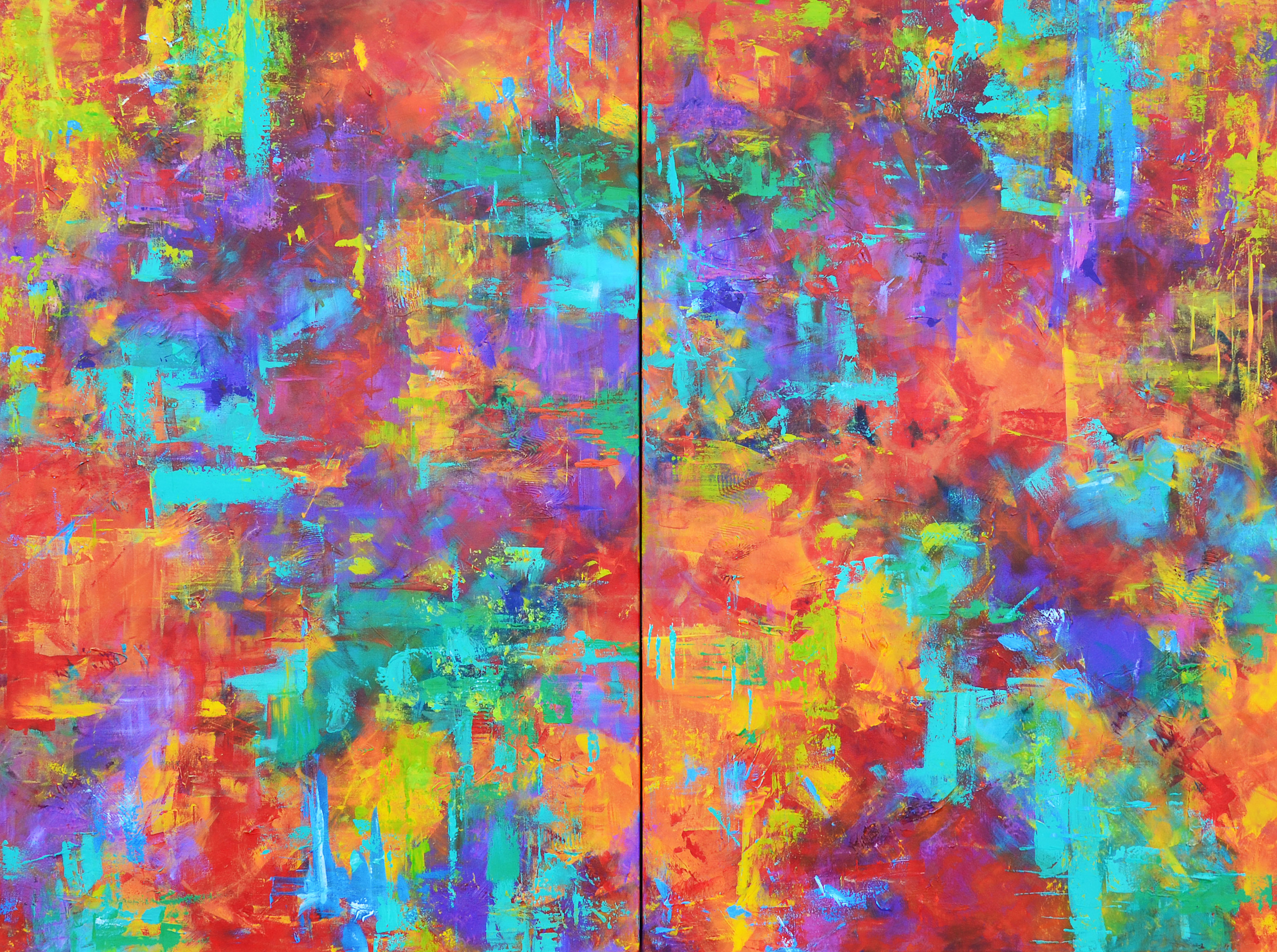 Colors of life diptych iliaus