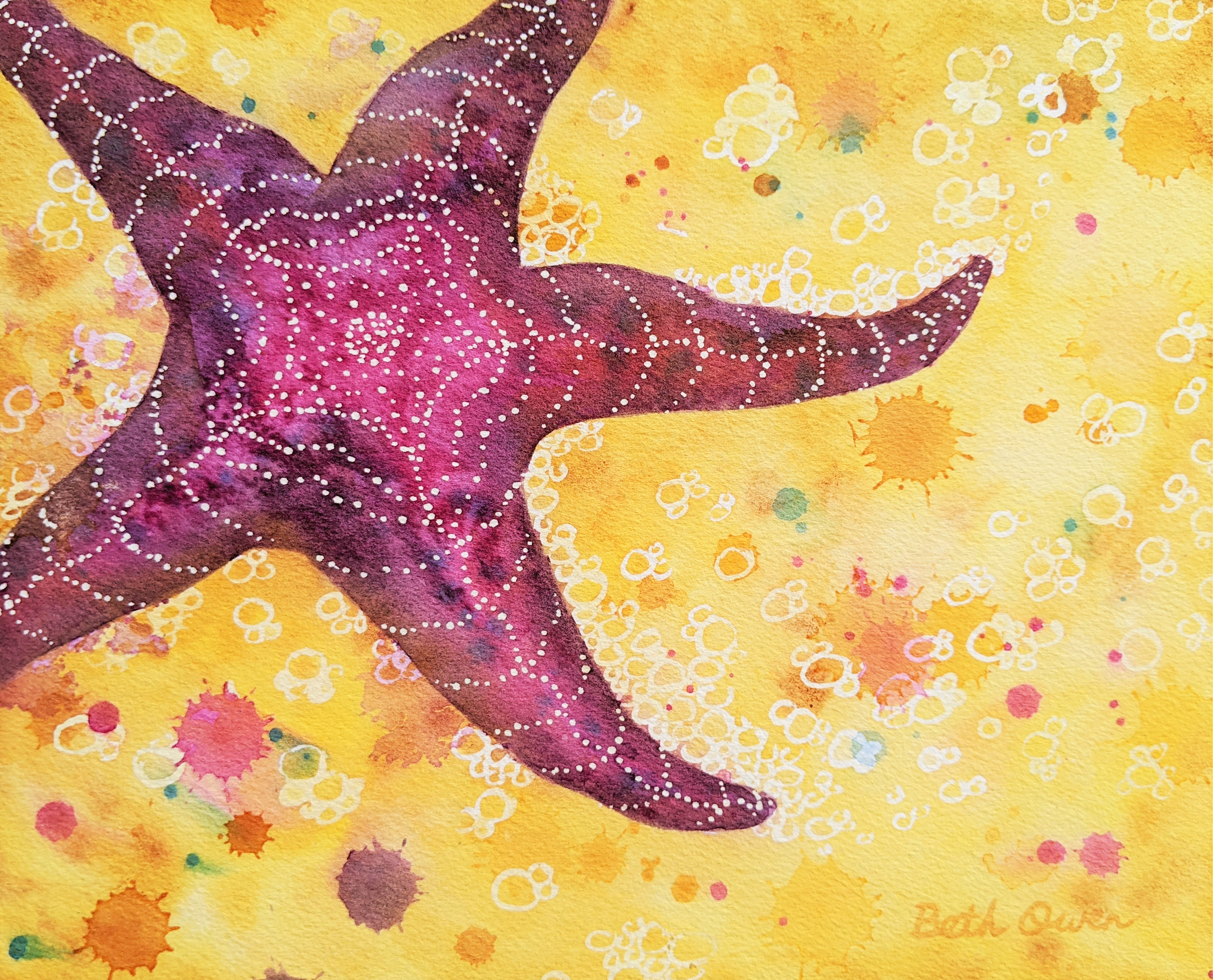 Happy purple starfish unnxxy