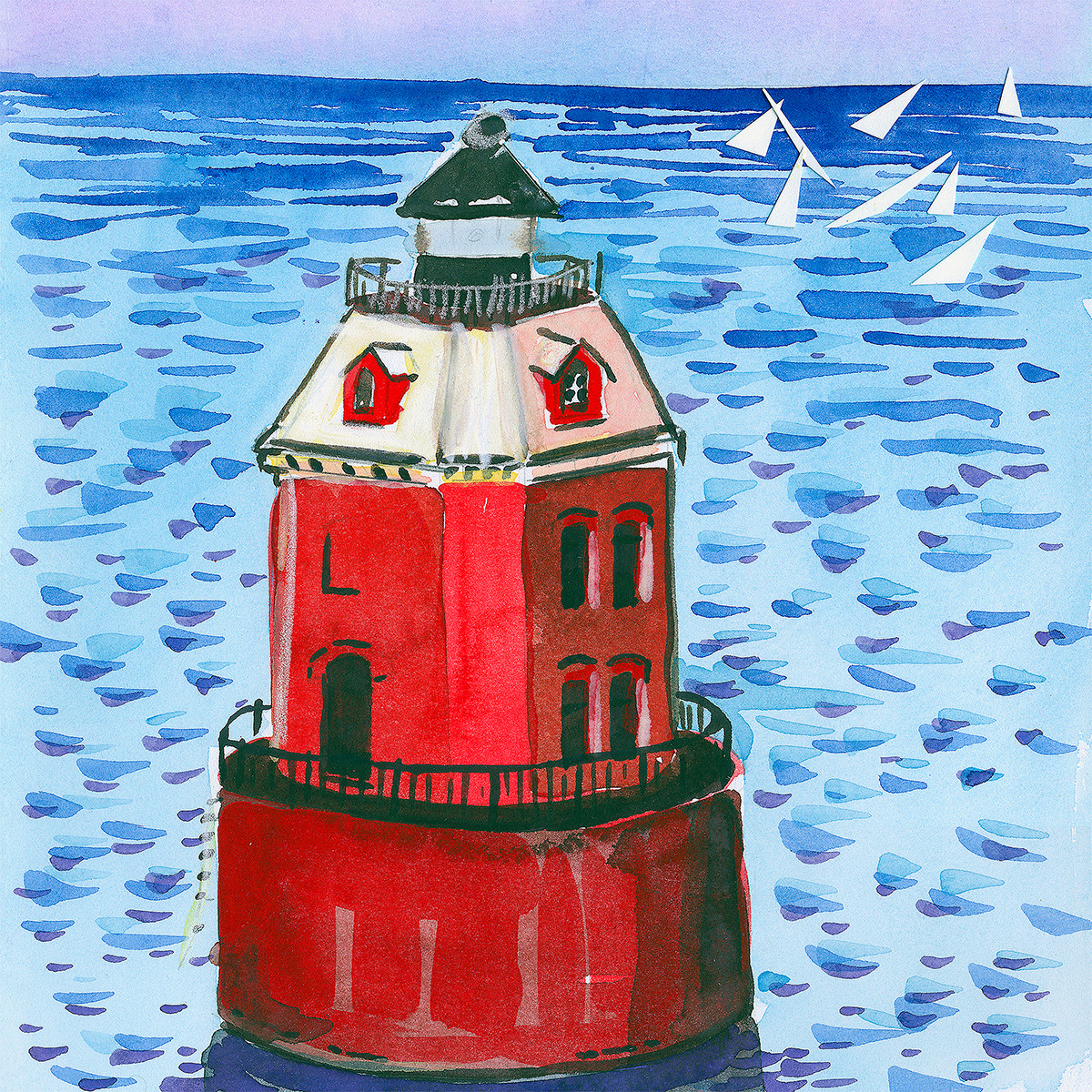 Sandy point lighthouse de7jyl