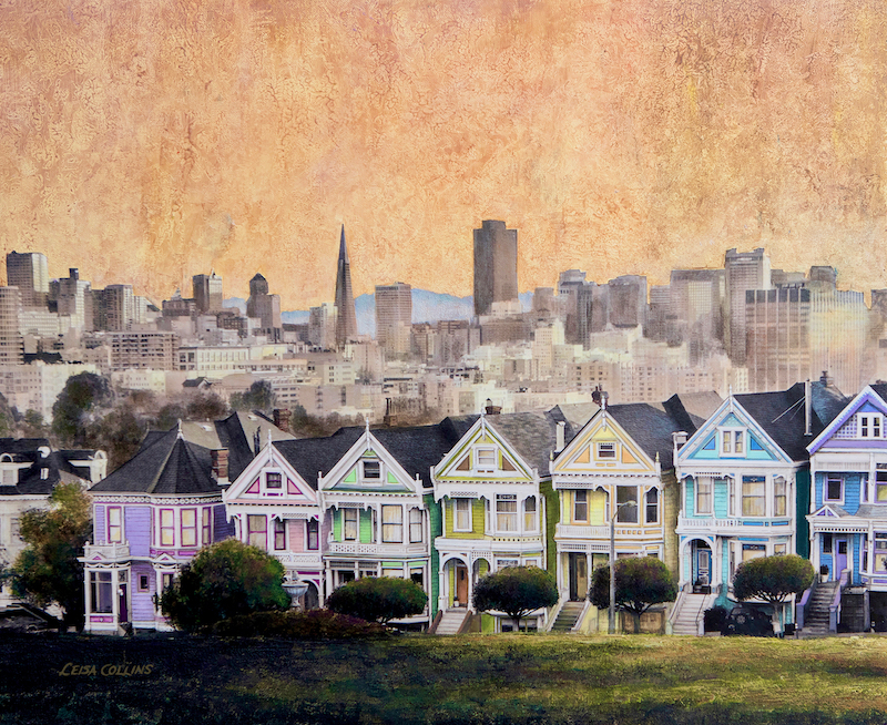 The painted ladies of san francisco mkxik7