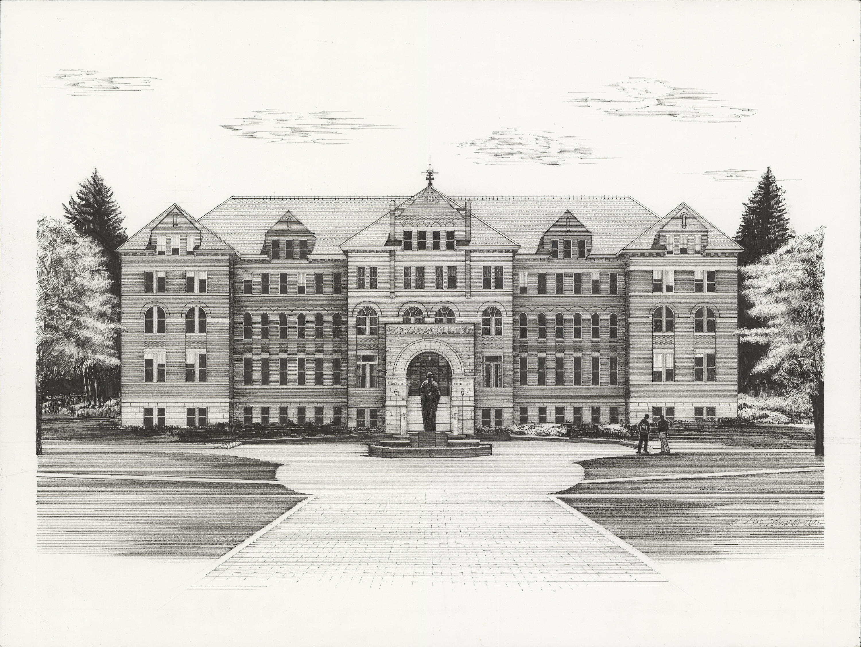Original gonzaga university administration building a9tnjo