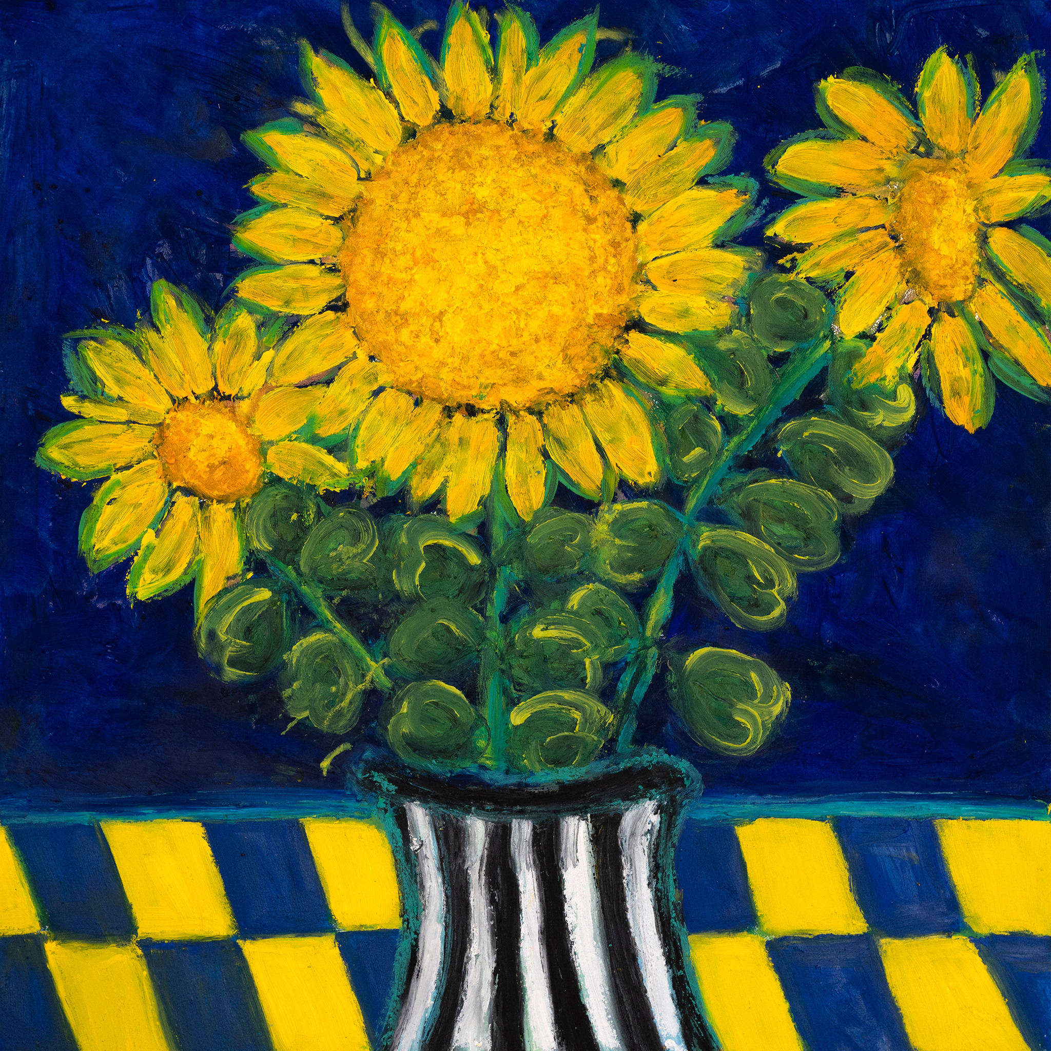 Sunflowers in a vase sq dsc0024 iaekg9