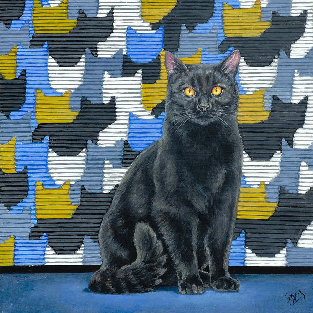 Rebecca zook black beauty 12x12 acrylic on panel dallas art gallery compr jnevxh
