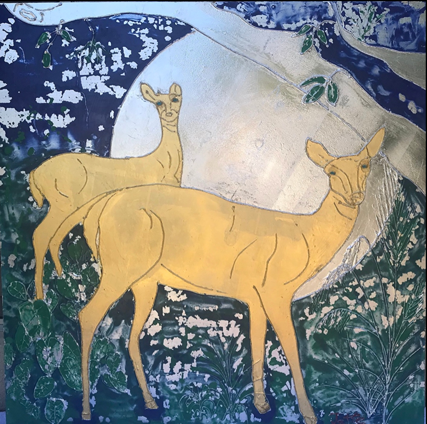 Diana jaffe art deer eggzl6