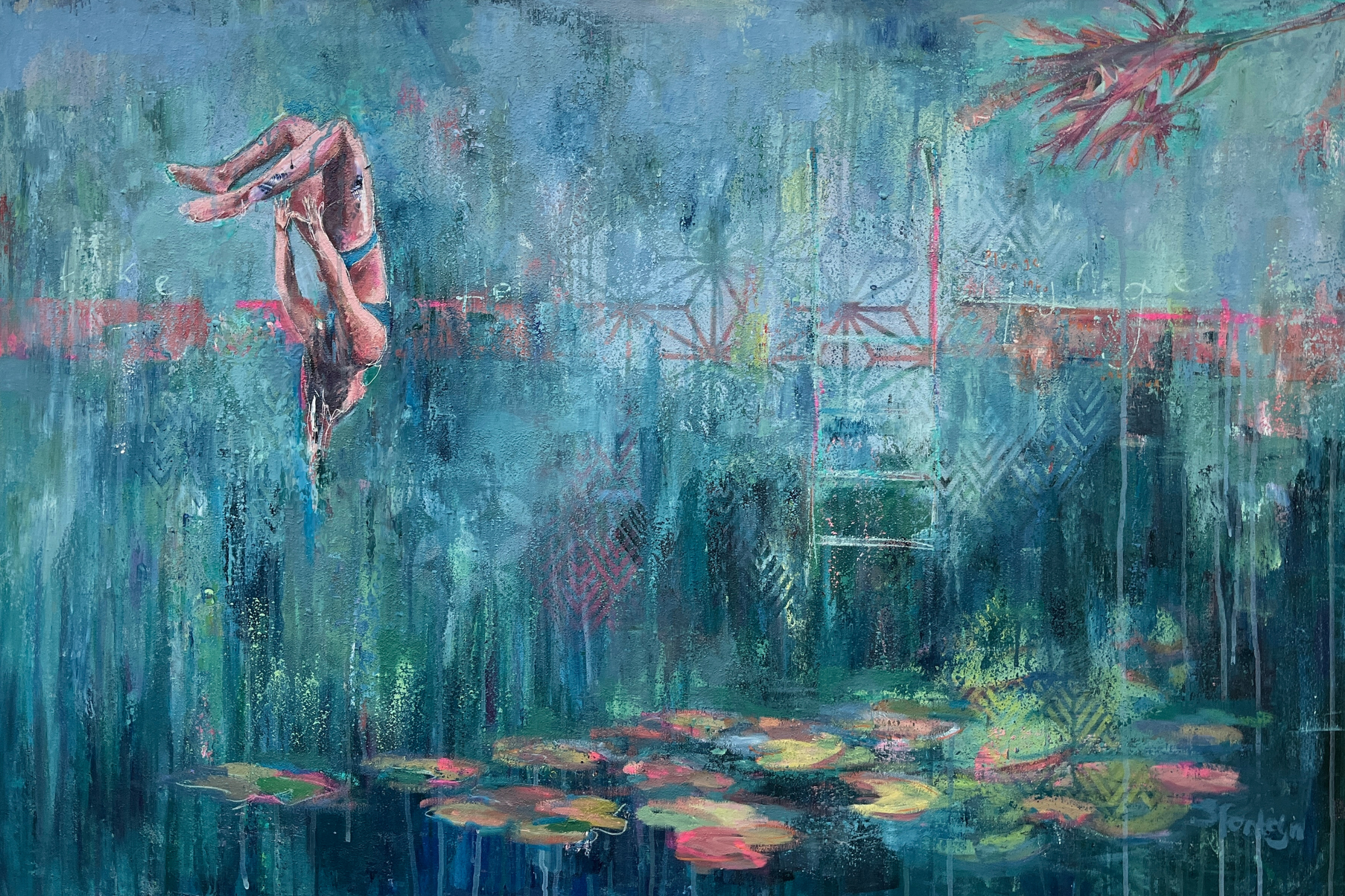 Into the deep 1 120x80cm 2022 htocyv