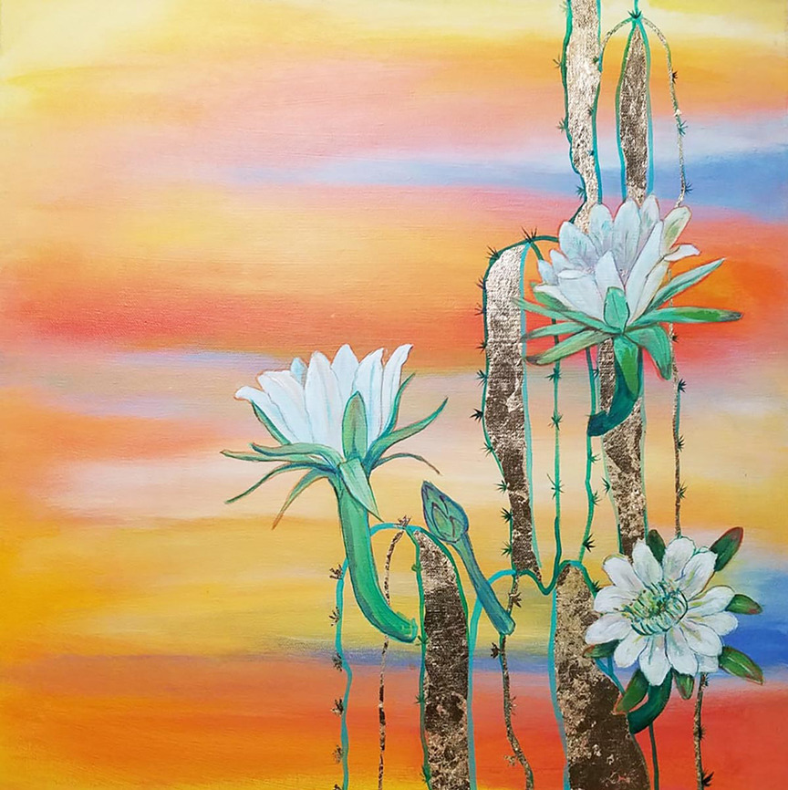 Annick duvivier  when life gives you cactus 20x 20 svqc9v