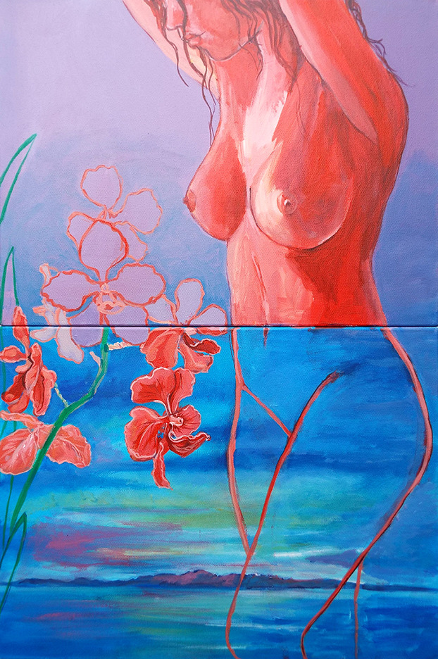 Fertility island diptych12x16 each ayov2g