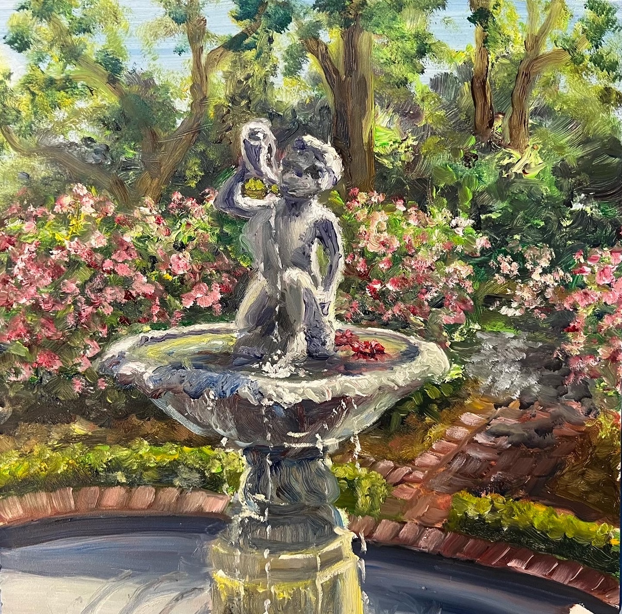 Garden fountain eeqpzc