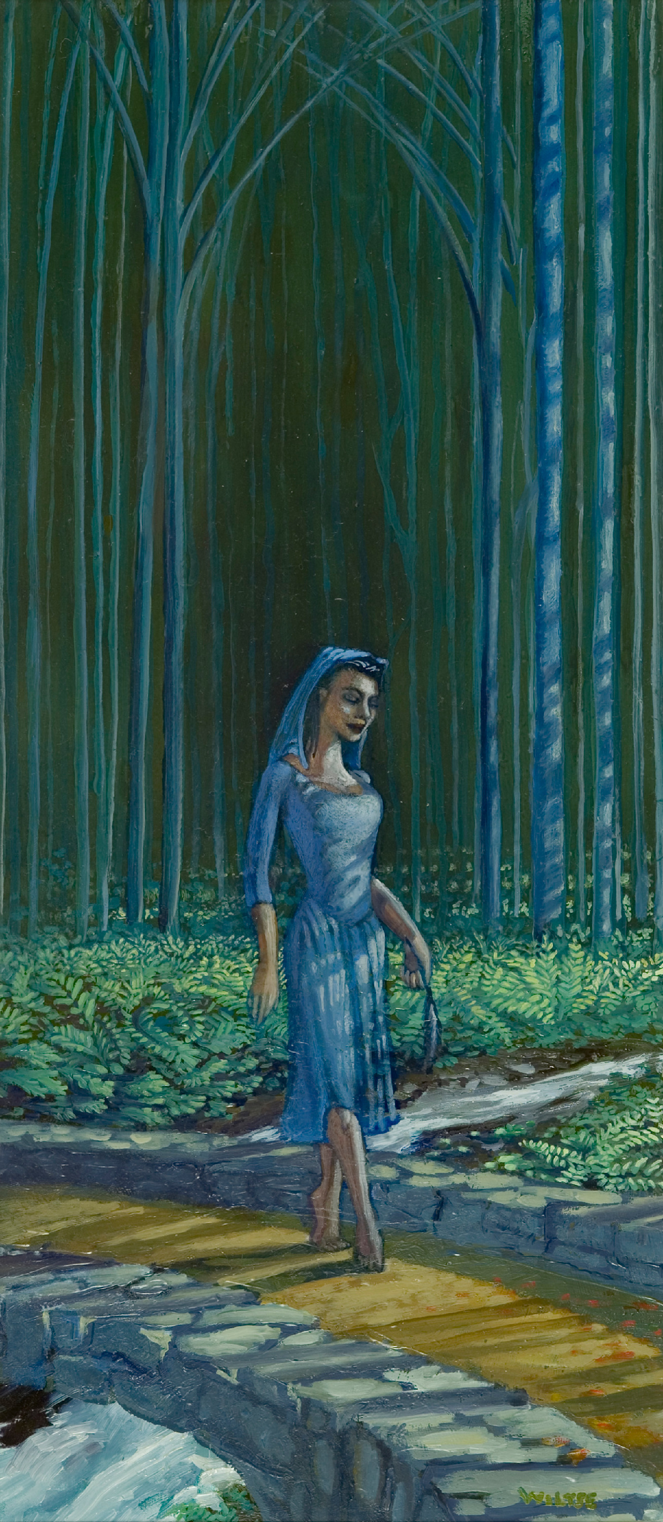 Mary walks in the woods jvpl0a