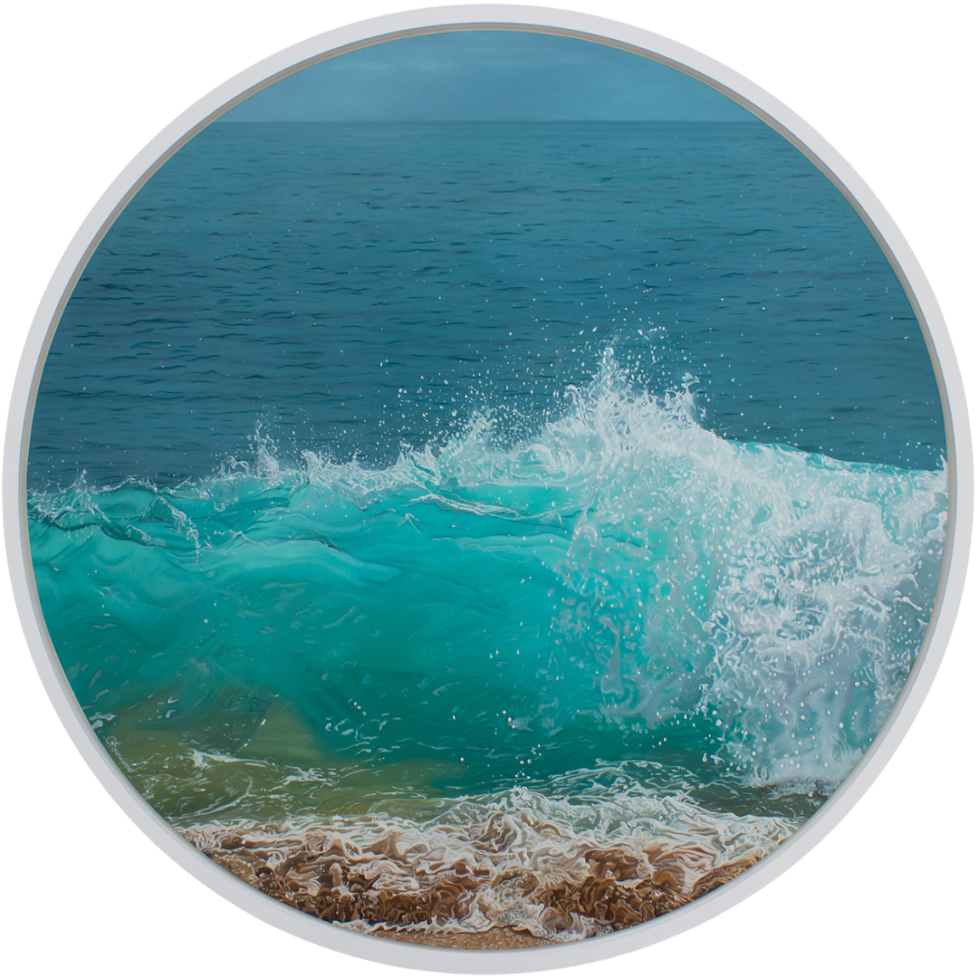 Carina francioso sand sea and sky oil painting ocean wave z1f5kr
