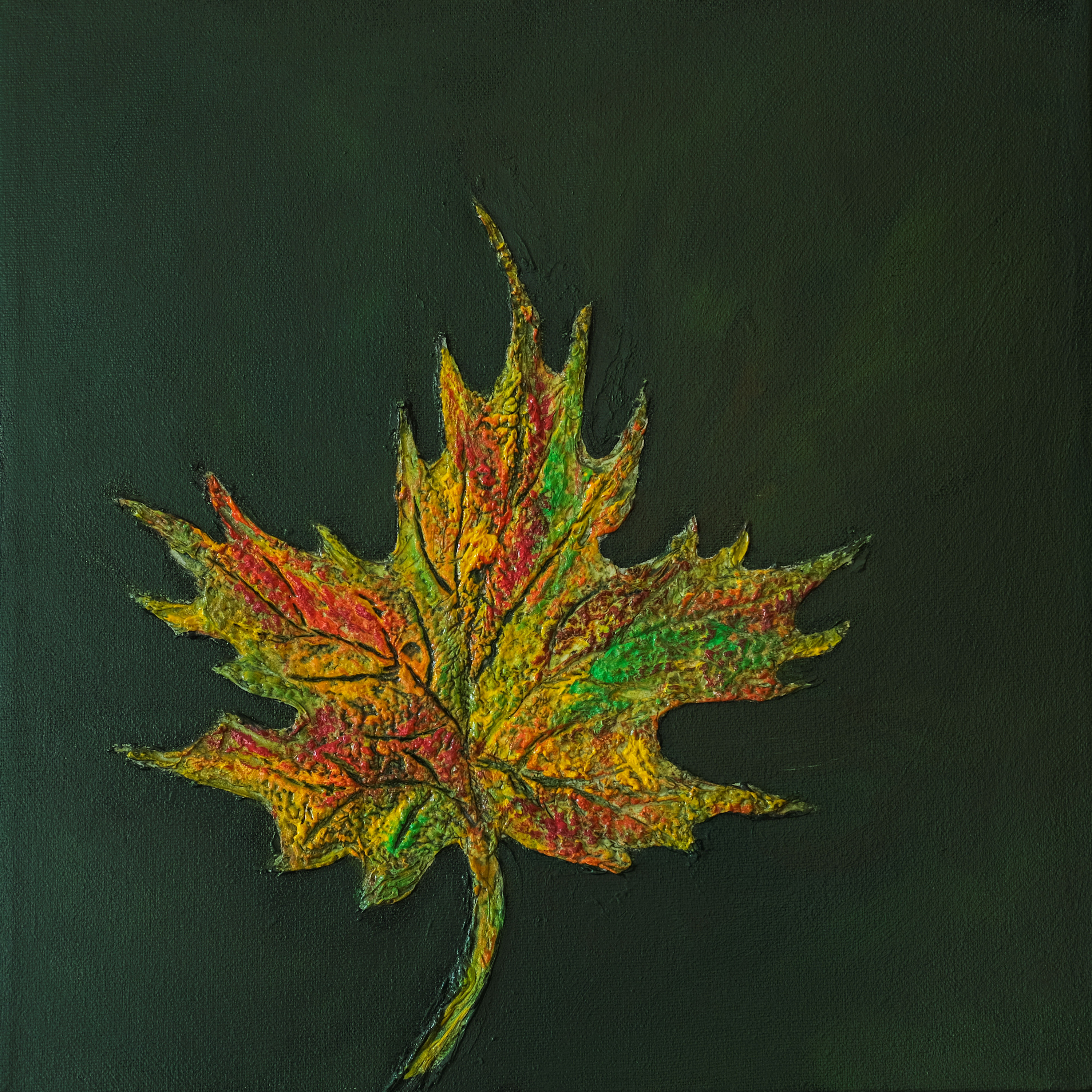 Leaf 6 12x12 x 0.75 acrylic canvas  244 msn41x