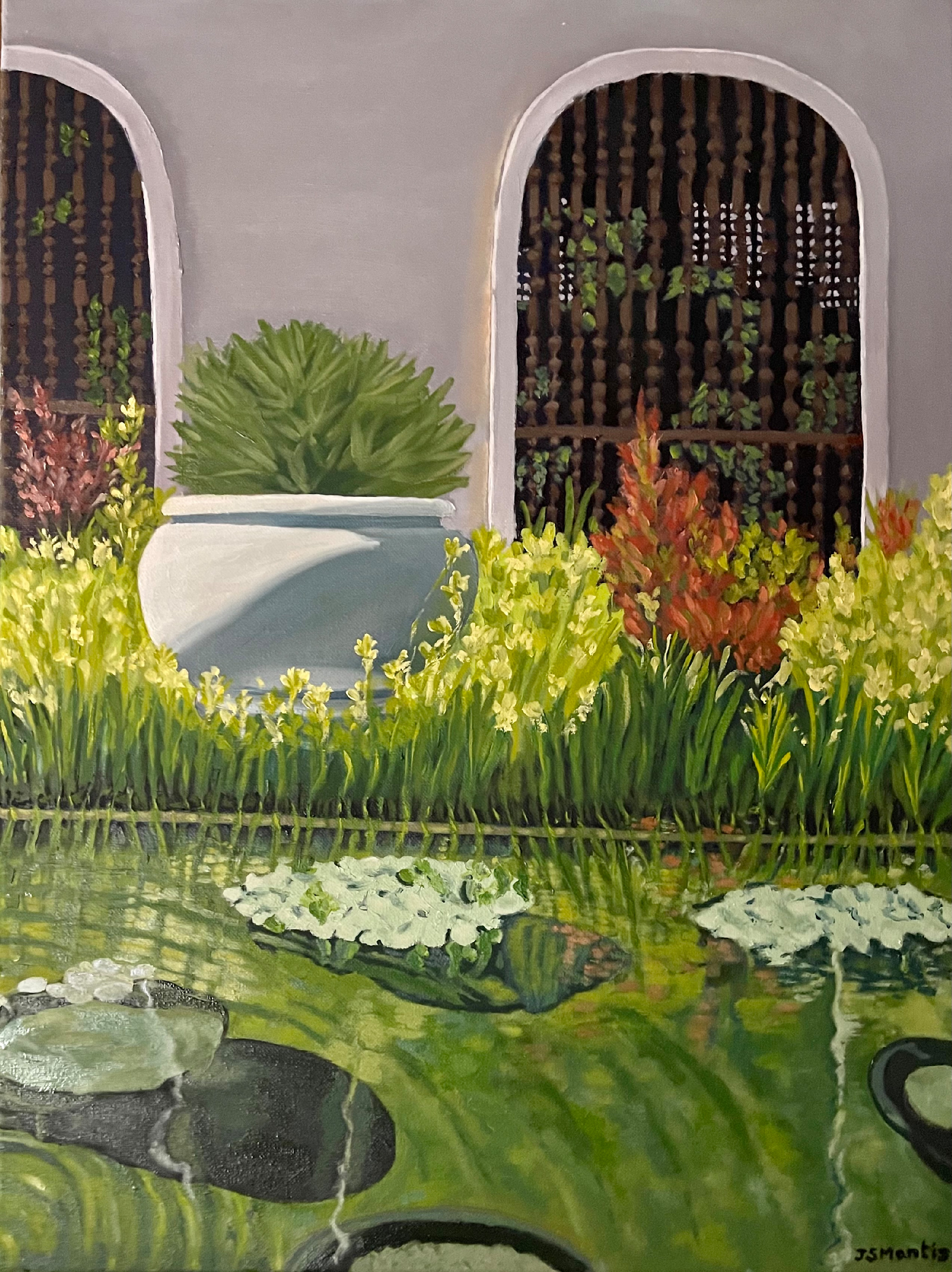 Julie mantis lily pond balboa park m7olzv
