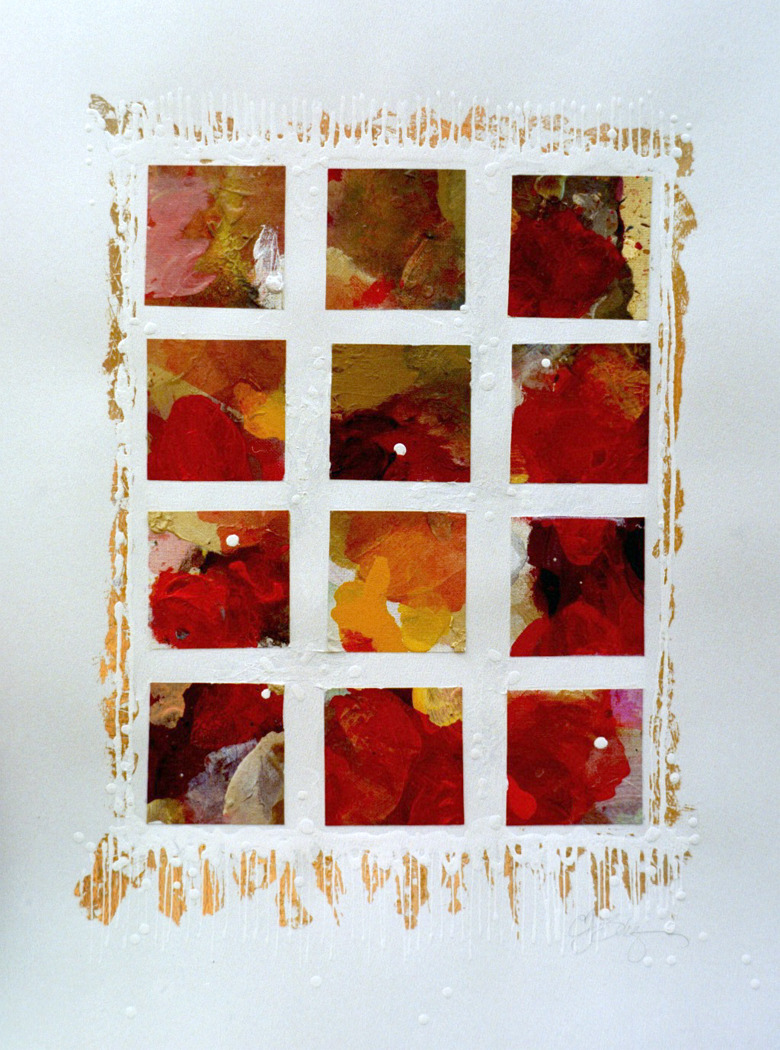Redgold block quilt ert65x