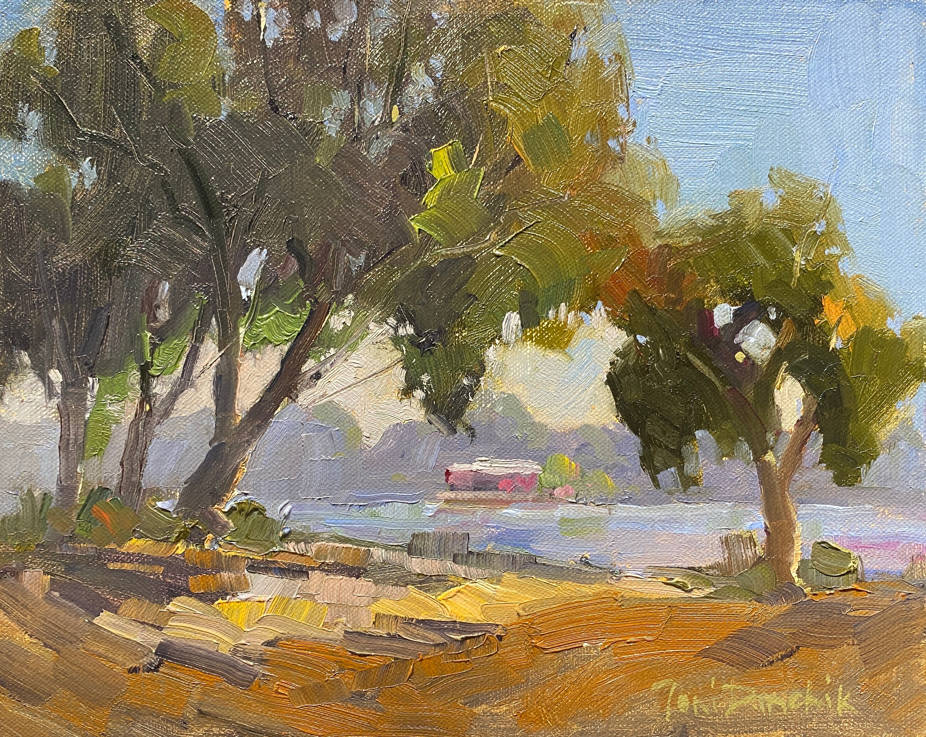 22   trees by the lake 10 x 8 ihzdw3