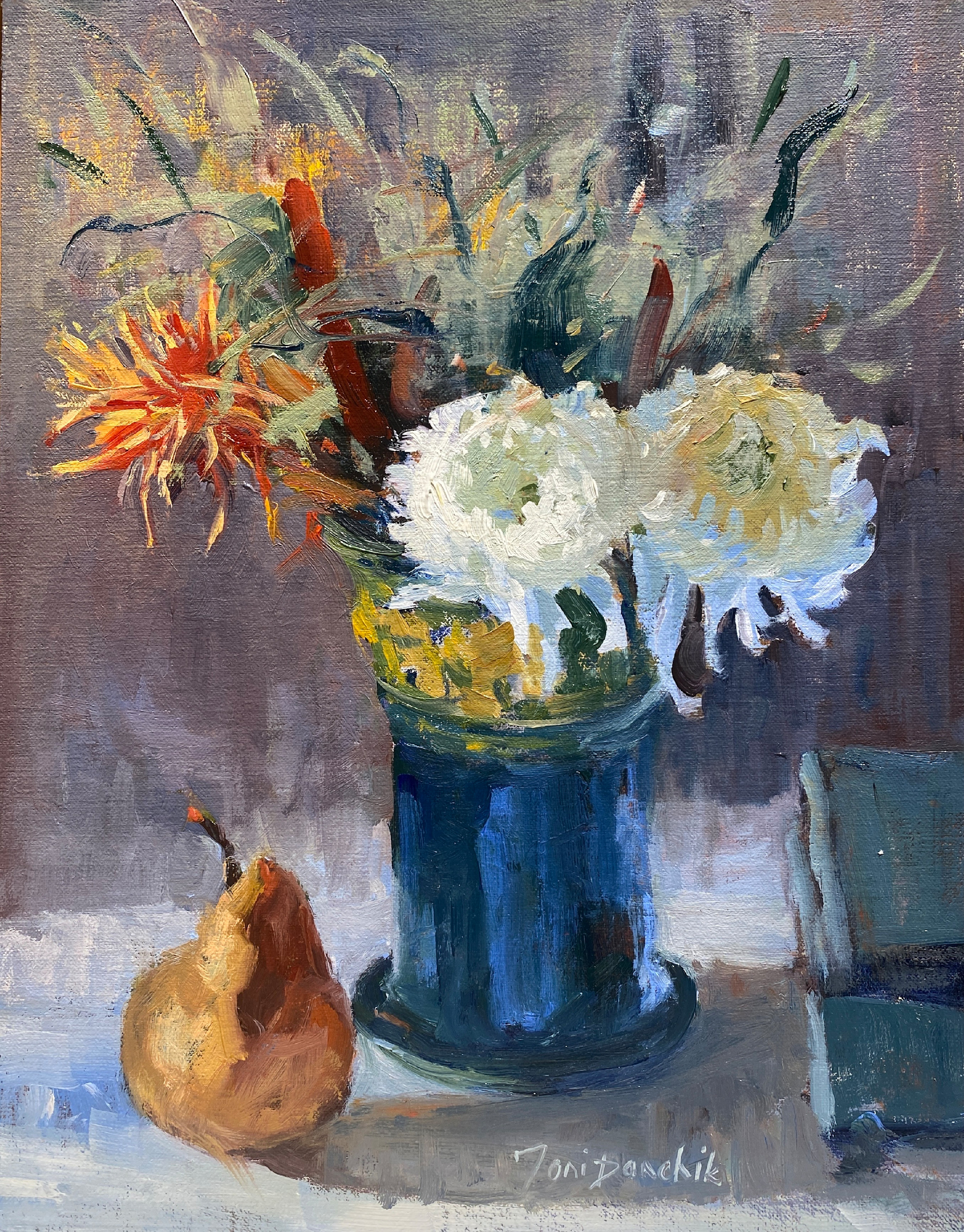 22  still life with dahlias 12 x 16   vylsq8