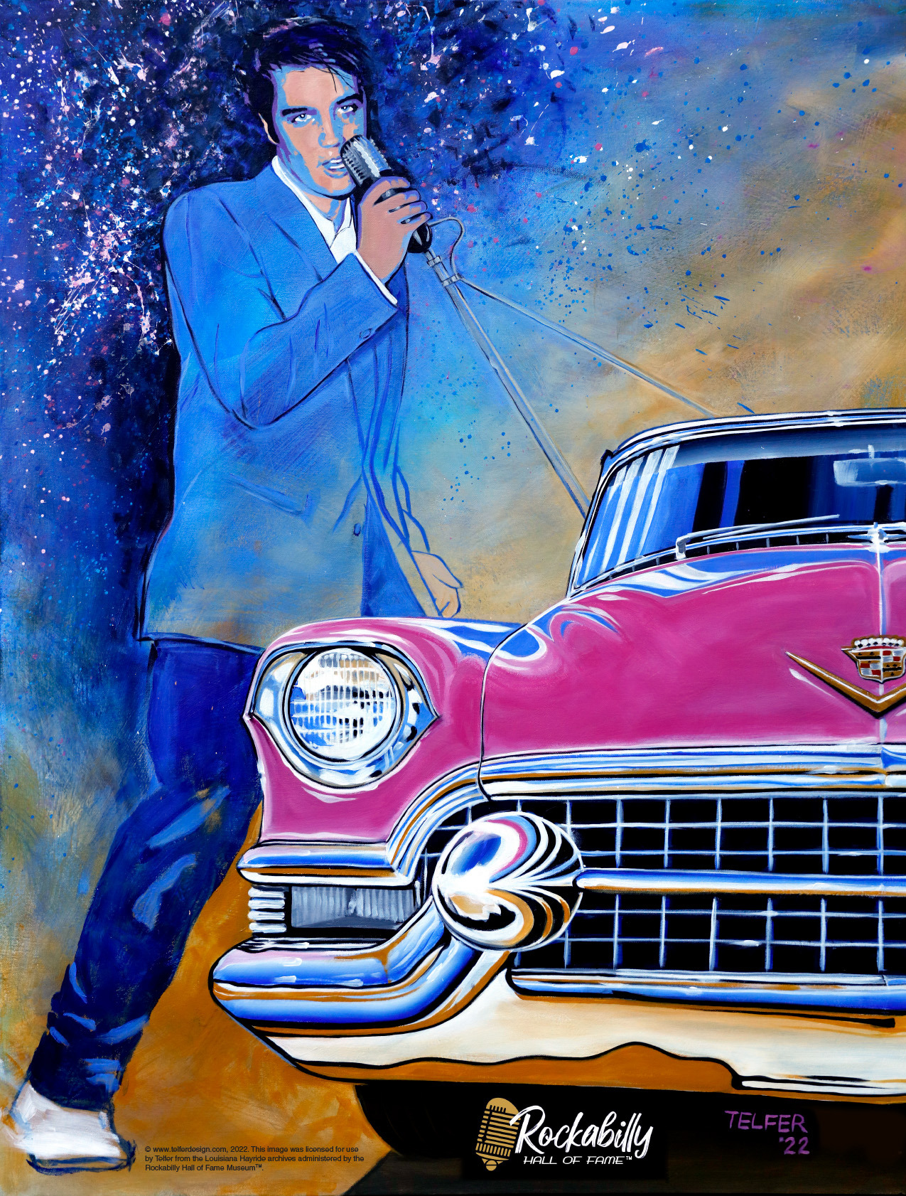 Elvis pink caddy 2022 final poster 102722 sm ngrmjn