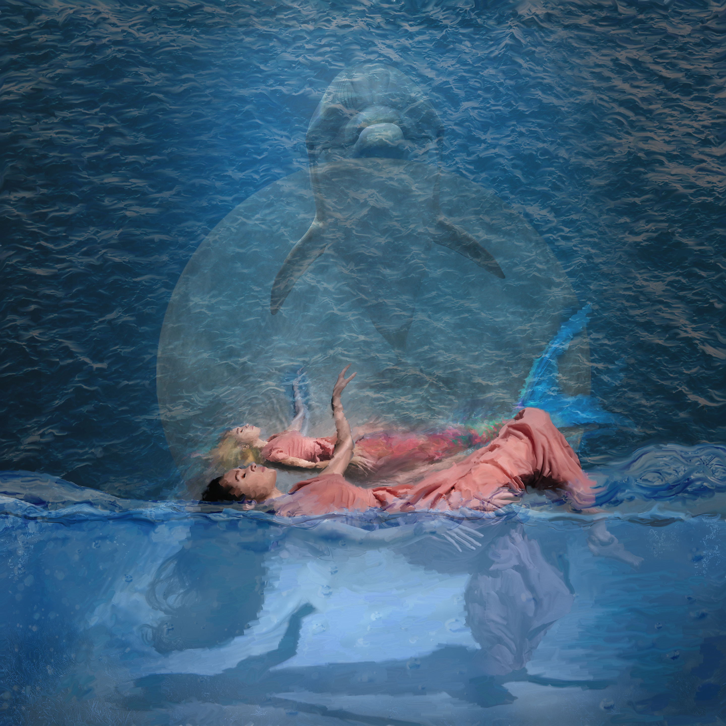 Becomingamermaid2ltdcanvas wvdm3d