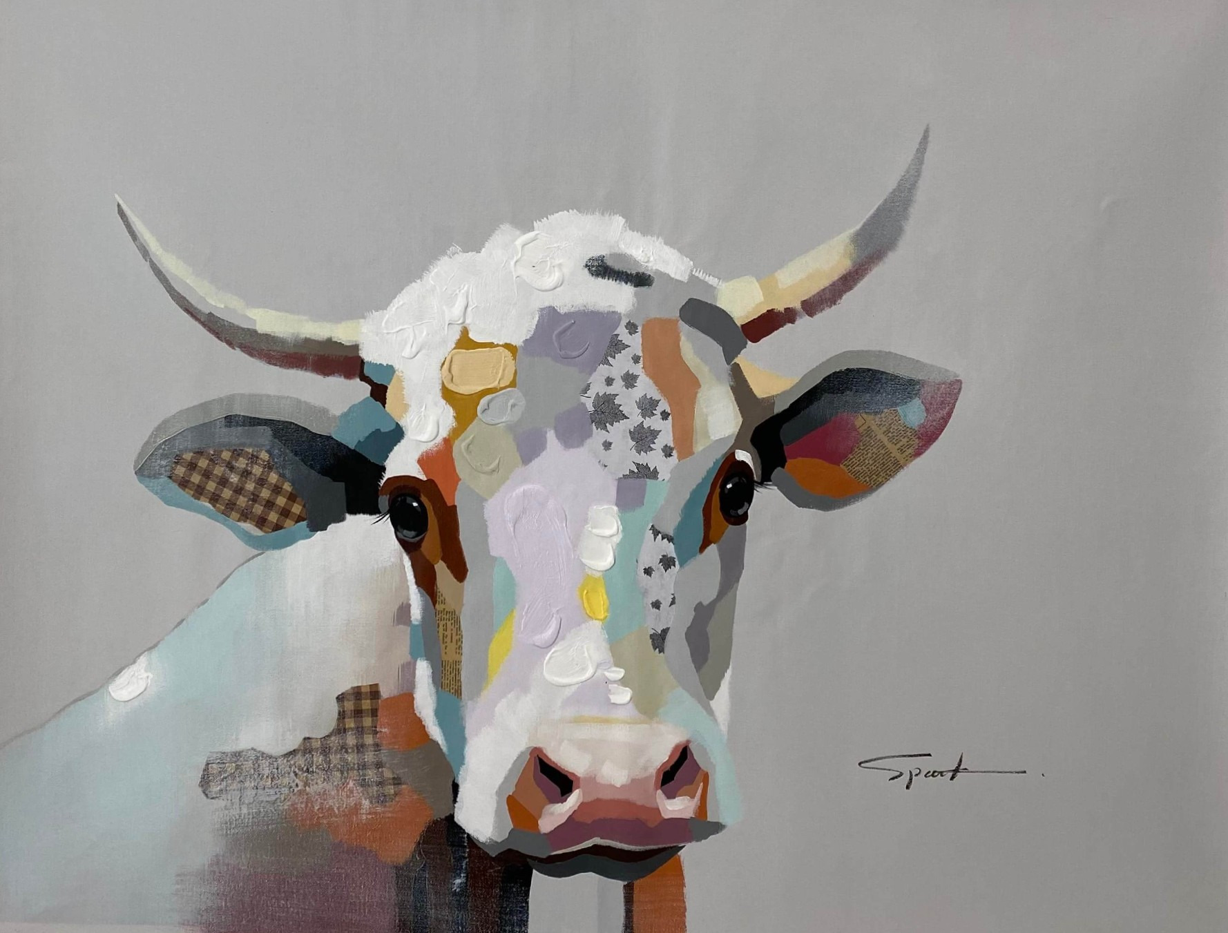 Colorful cow cl3bsl