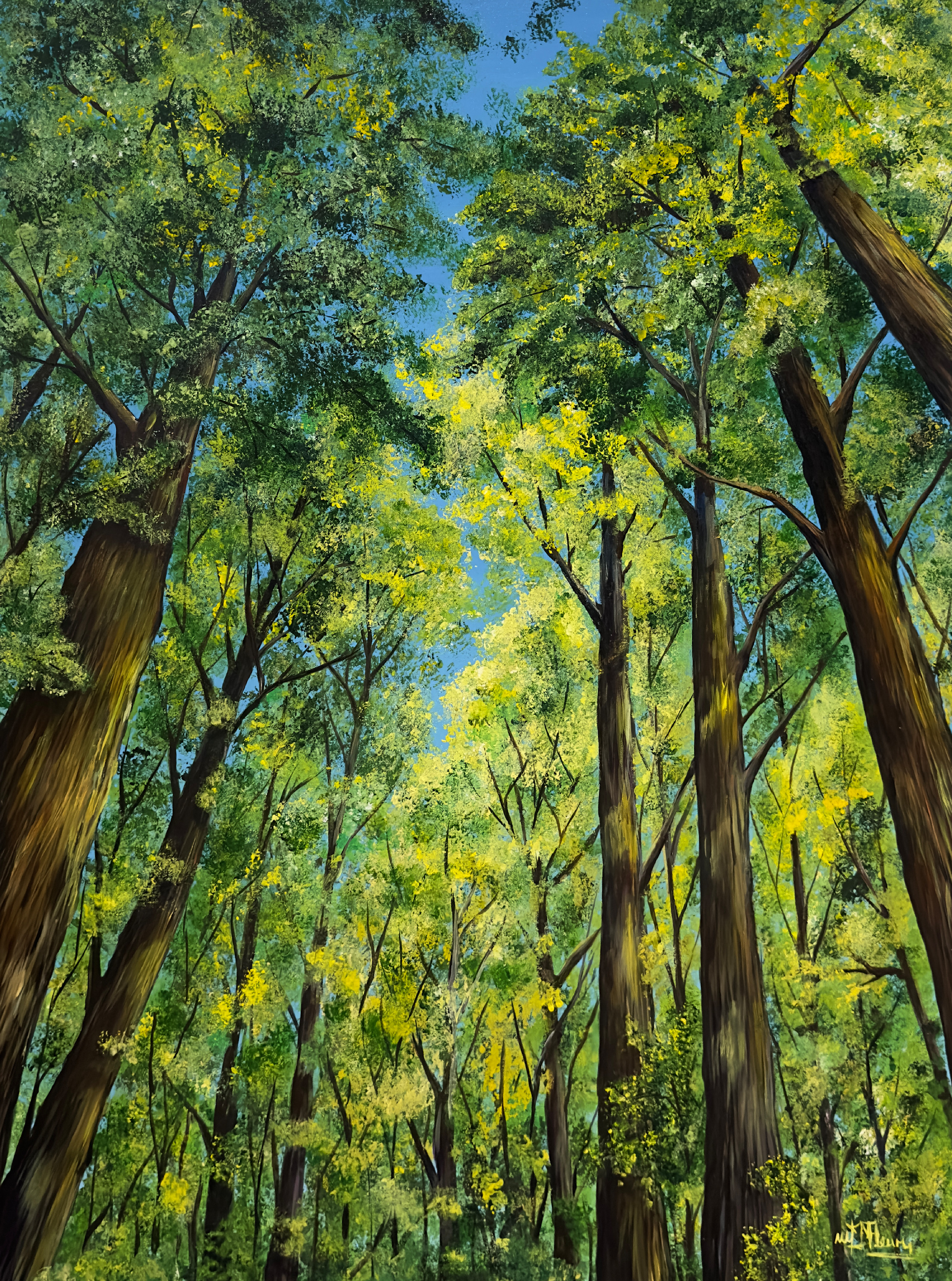 Maria isabel fleury   a walk in the forest   48 x36   cad 2 000 wx25yv