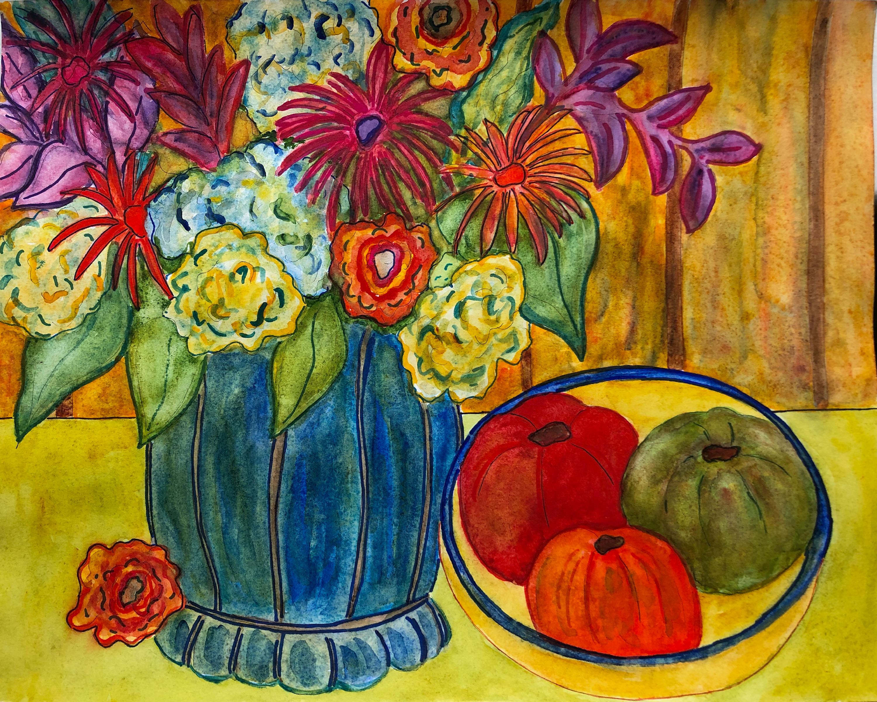 Becki thomas master fall harvest 11x14 cqvcax