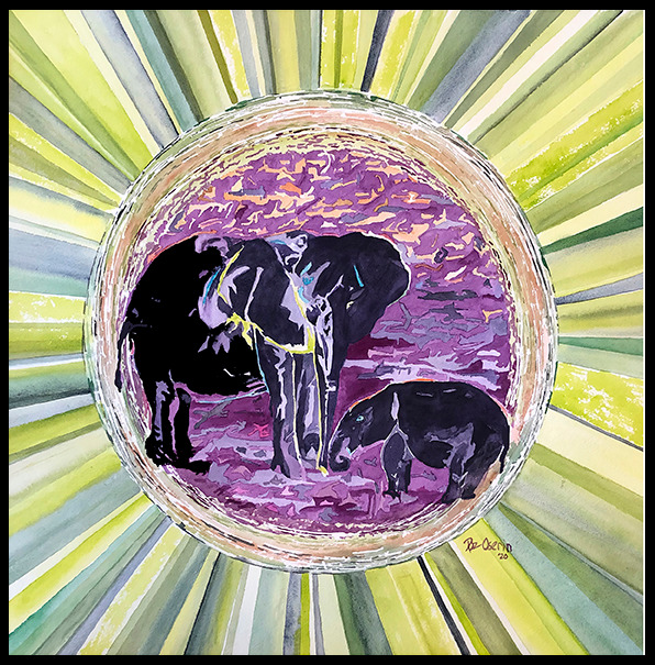 Elephants in the round mockup zfphtp