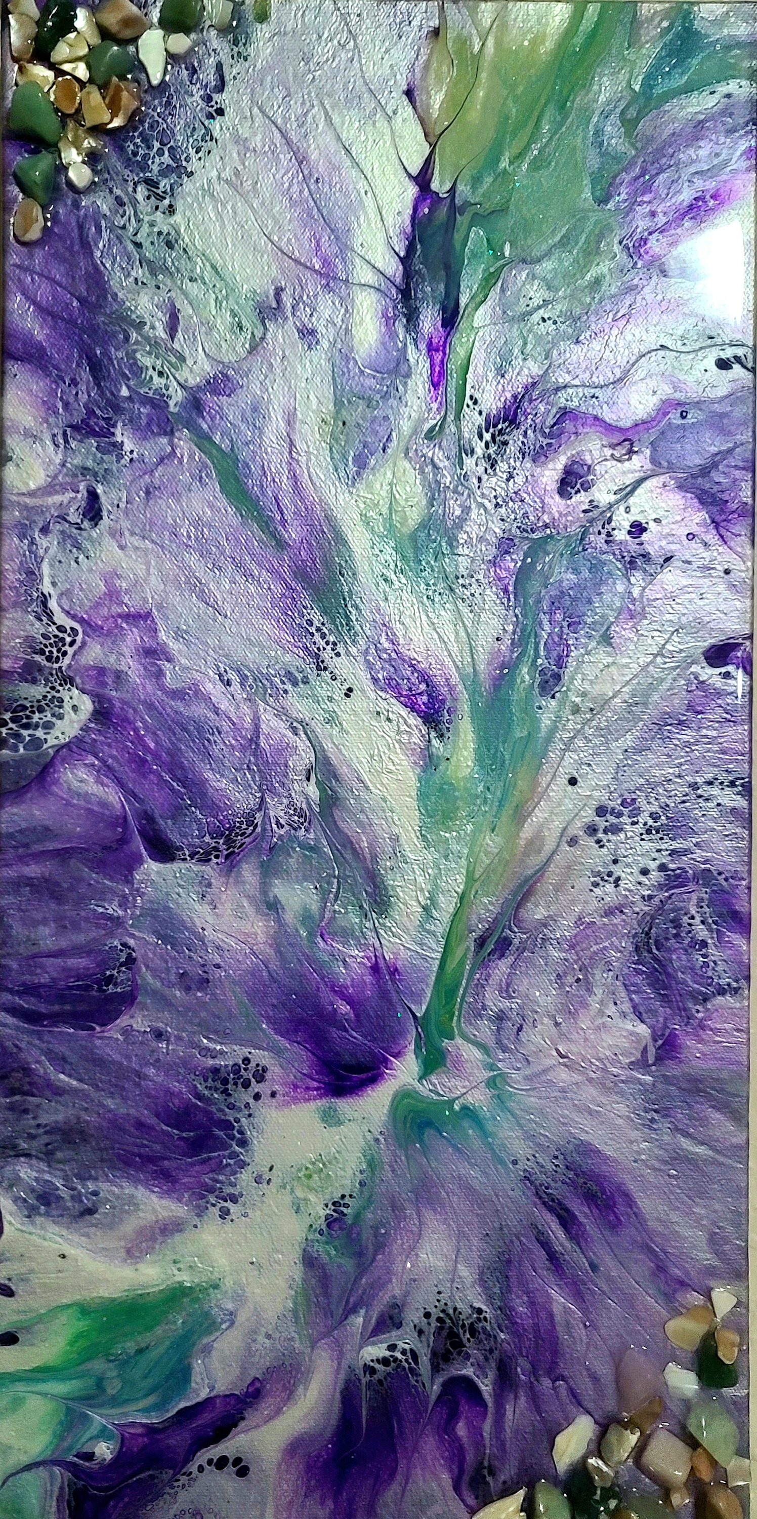 Embellished purplesilver dutch pour iopzx7