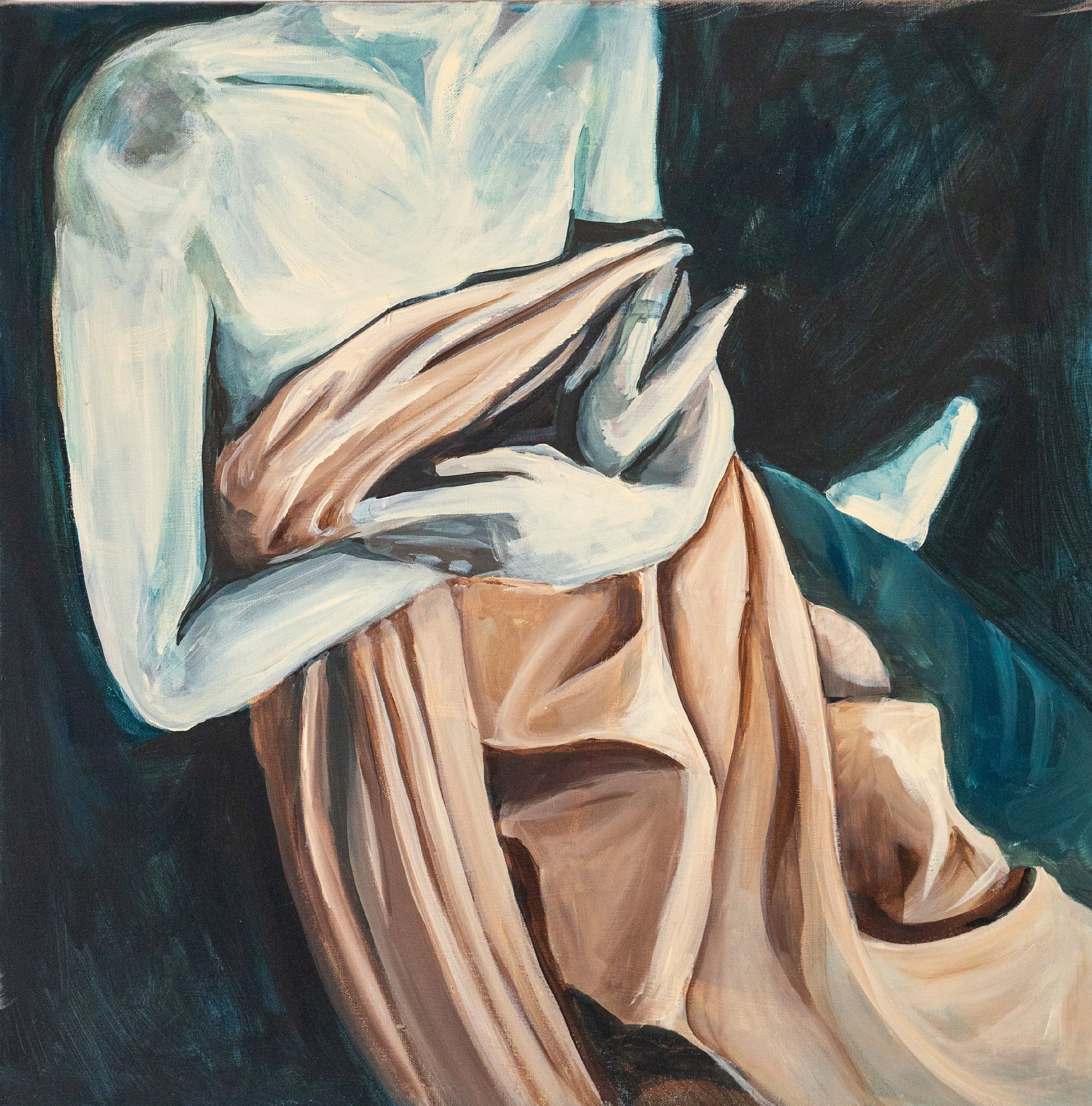 Woman in blanket rhd6ii