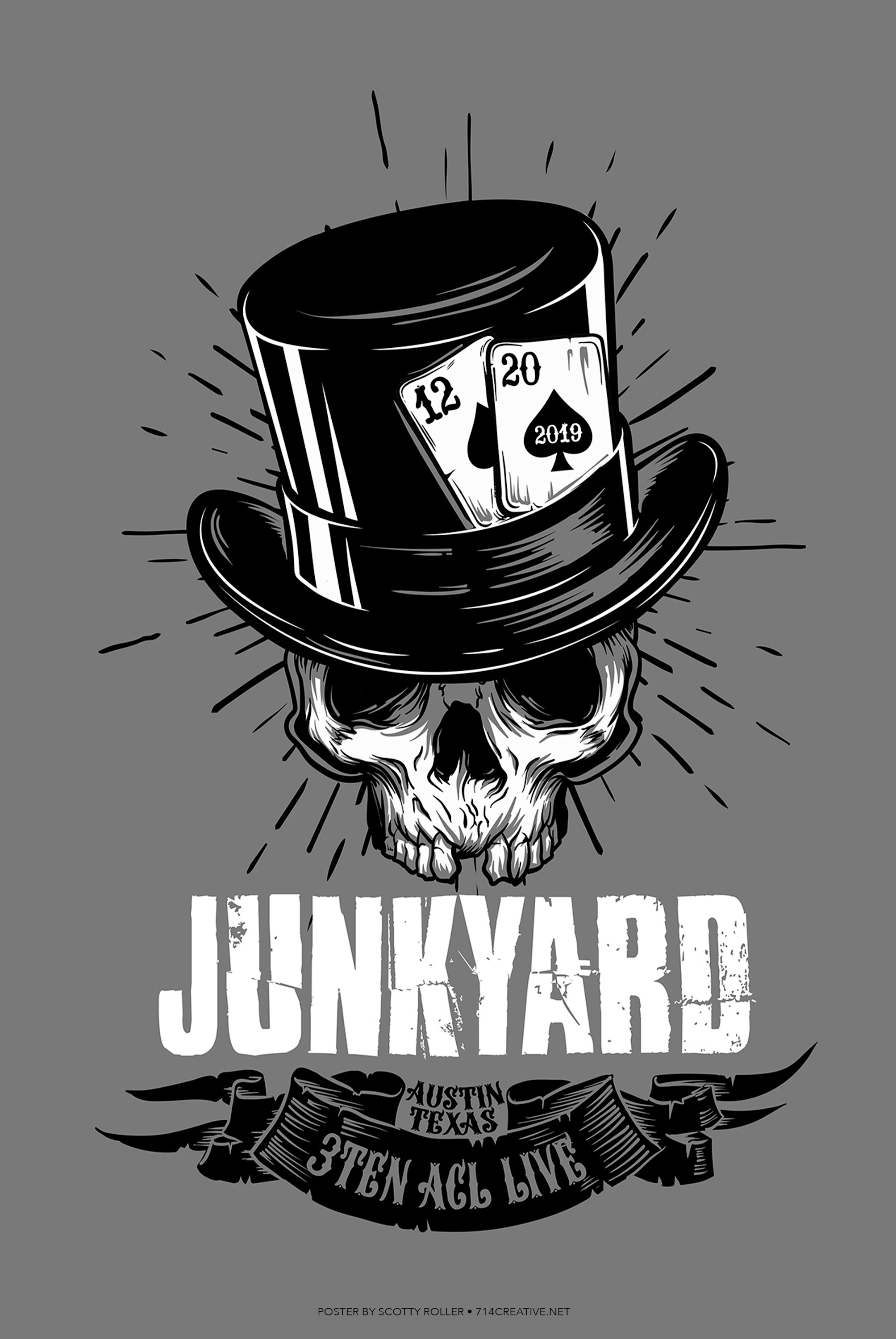 Junkyard gig poster 2019 j0dsja