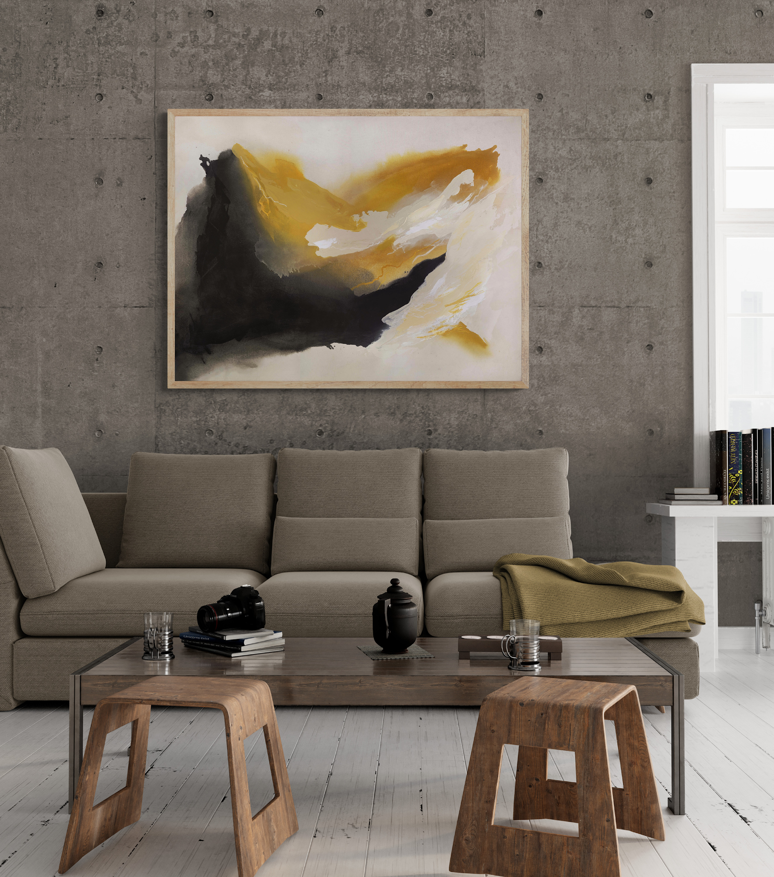 Storm studio living room with modern furnishings qsoelv