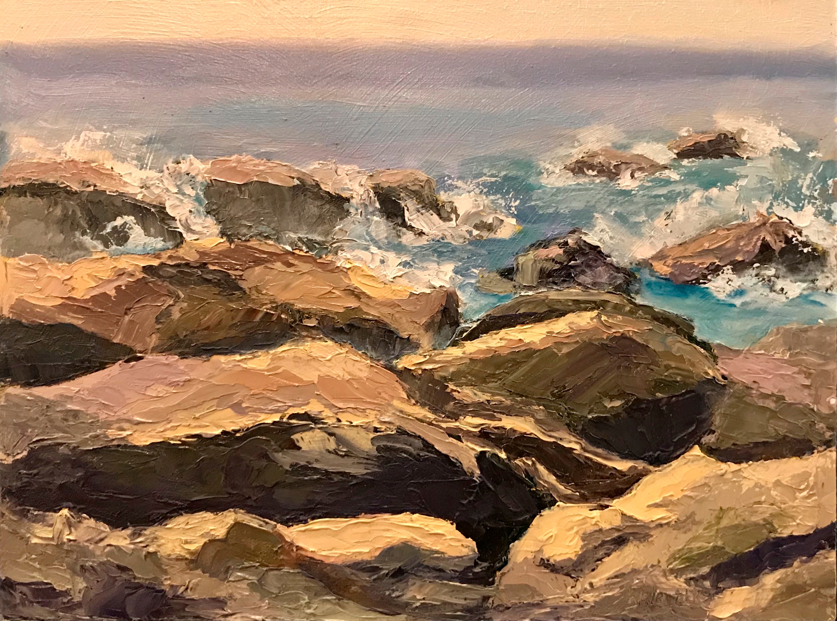 【F4号】good blue(spelling) 油絵 oil painting s-l400.jpg