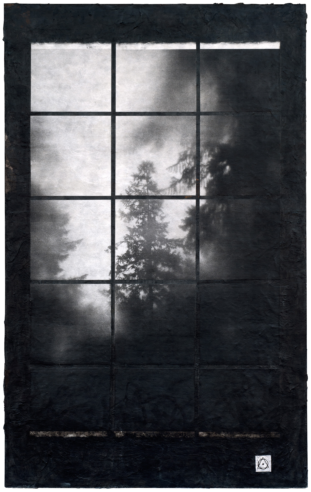 Window in the forest mixedmedia attasalina sm1 vk9aop