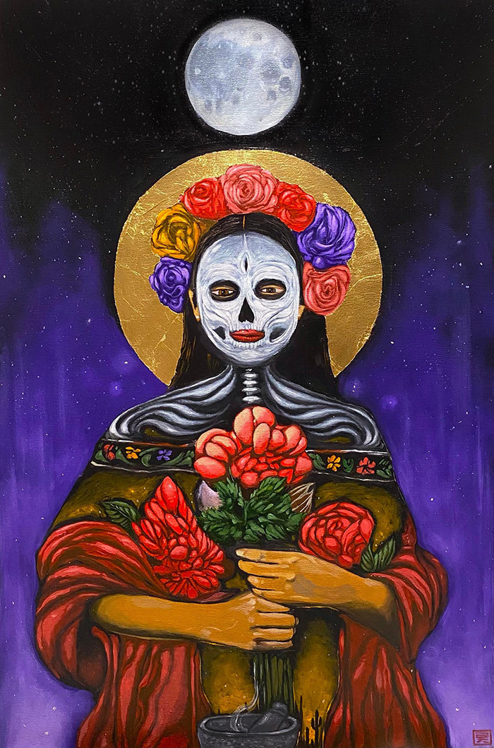 Ritual de cocina 24x36 oil canv 500 oil ms 0349 o wdmqsi