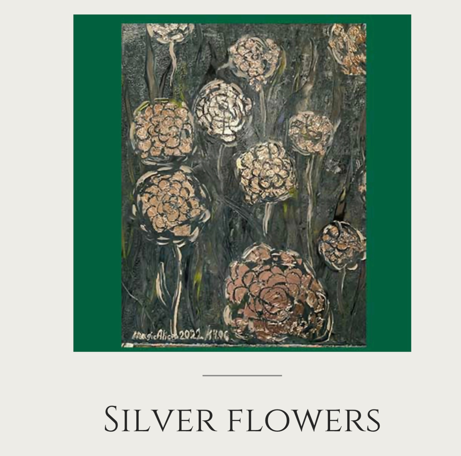 Silver flowers aa 8253 600 ld6sf1