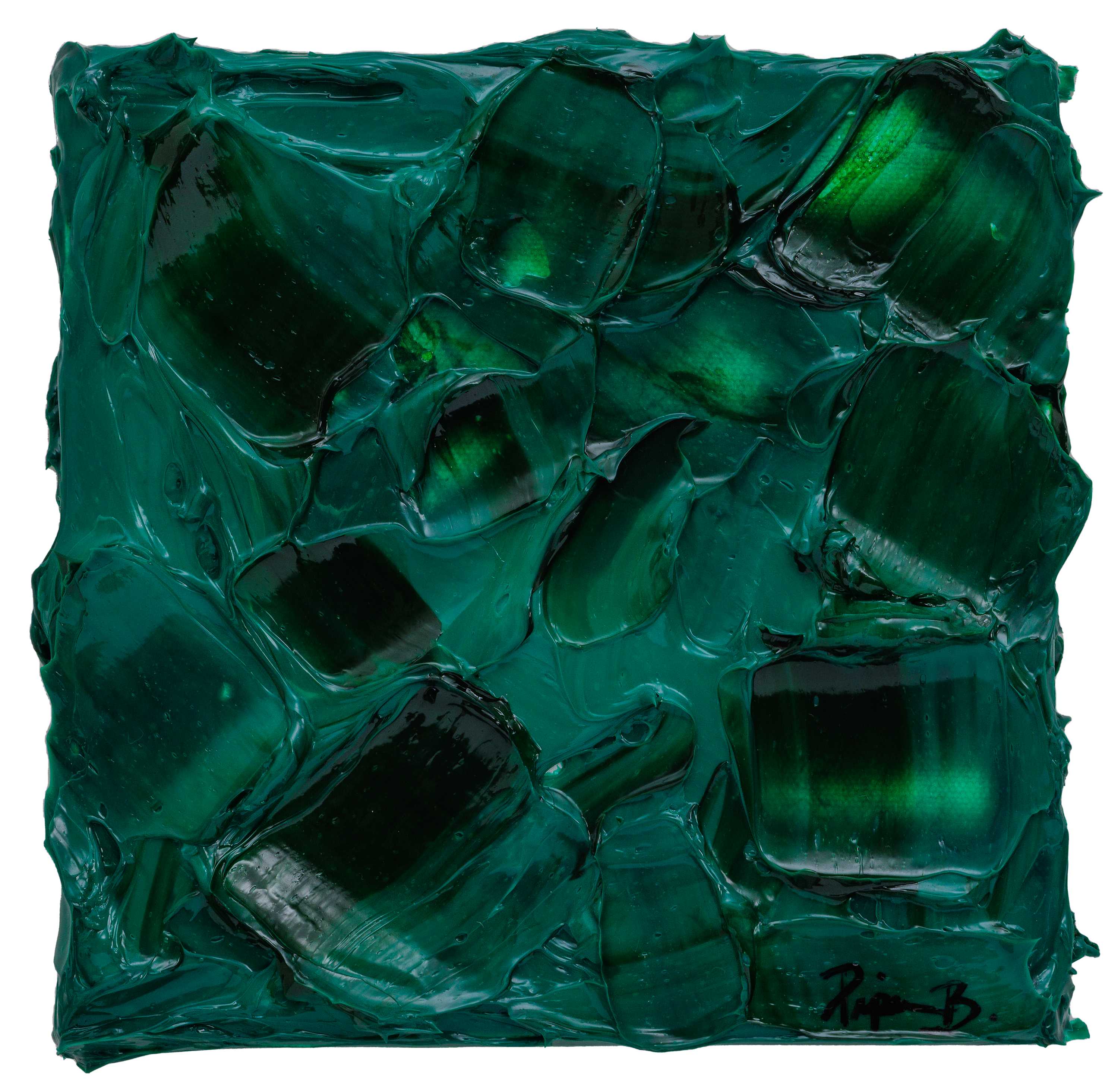 8x8 green block acrylic bz6lsb