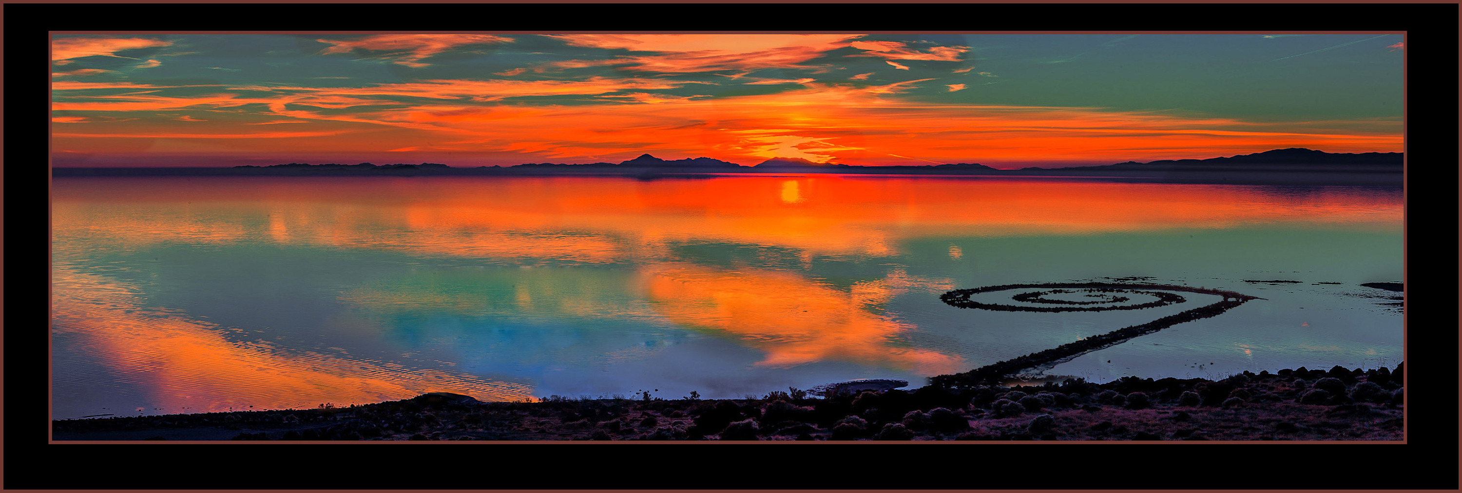 
        <div class='title'>
          Glen Ricks   Spiral Jetty at Sunset
        </div>
       
        <div class='description'>
          
        </div>
      