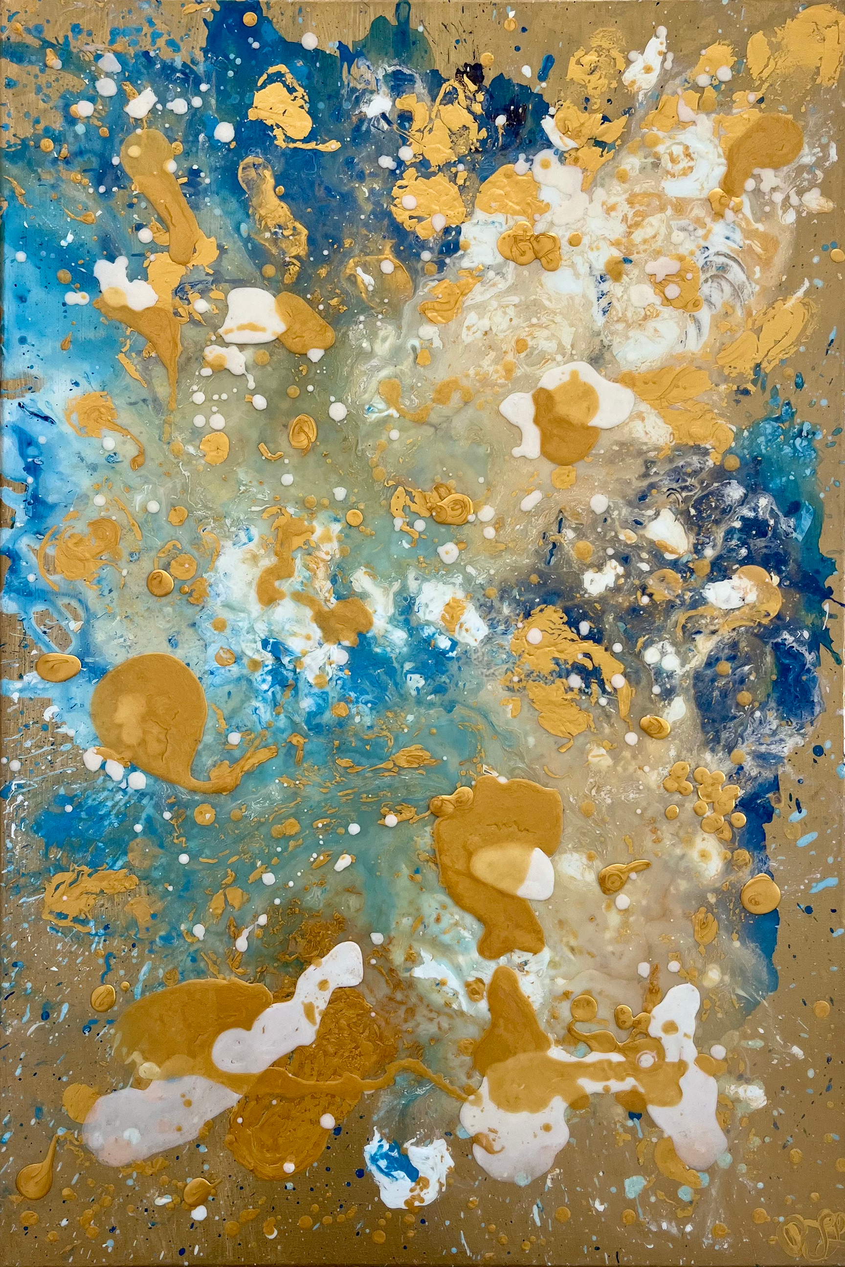 Gold emerges 36x24  1111 qlievc