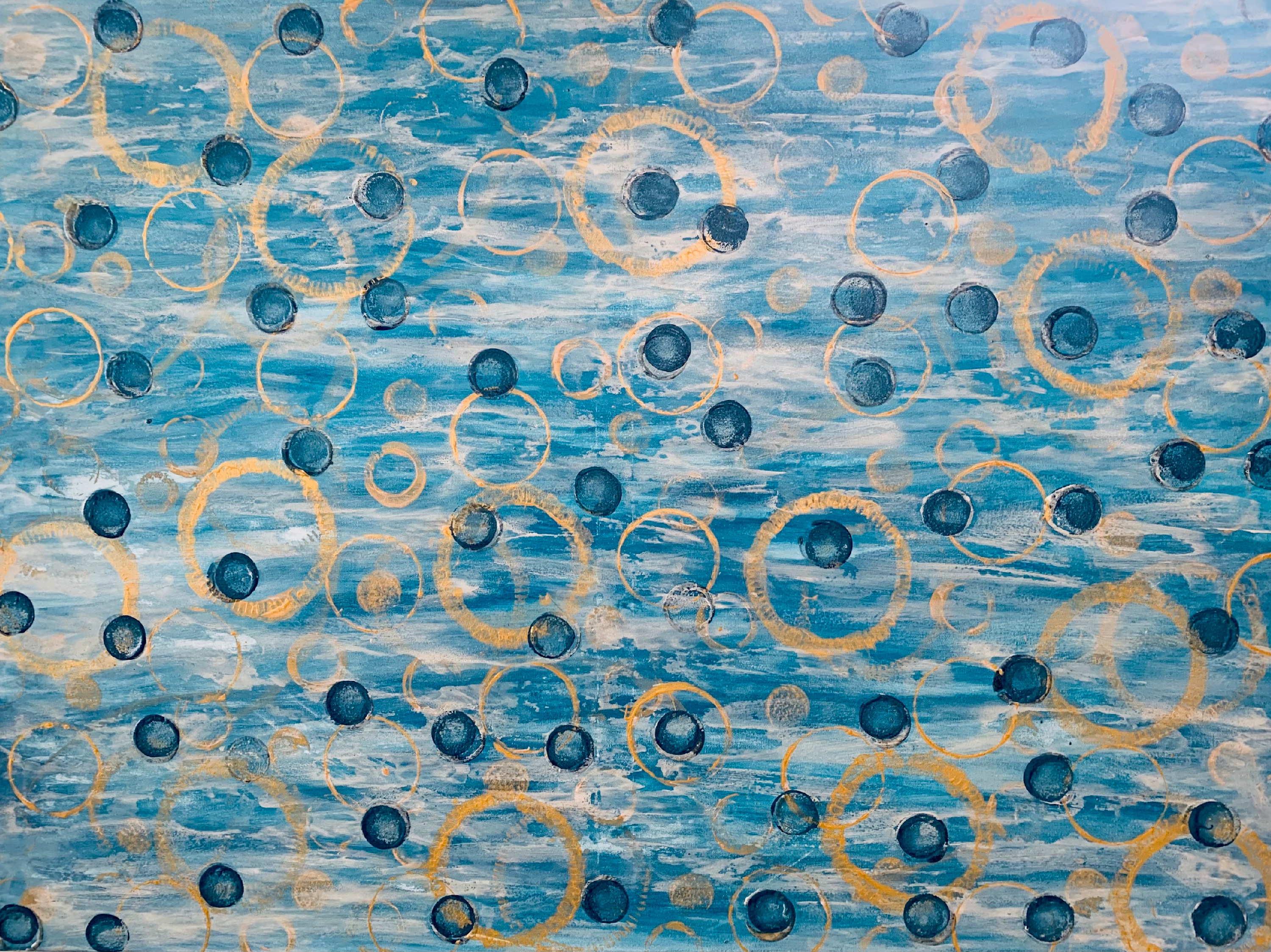 Bubbles 36x24 sold x70fs5