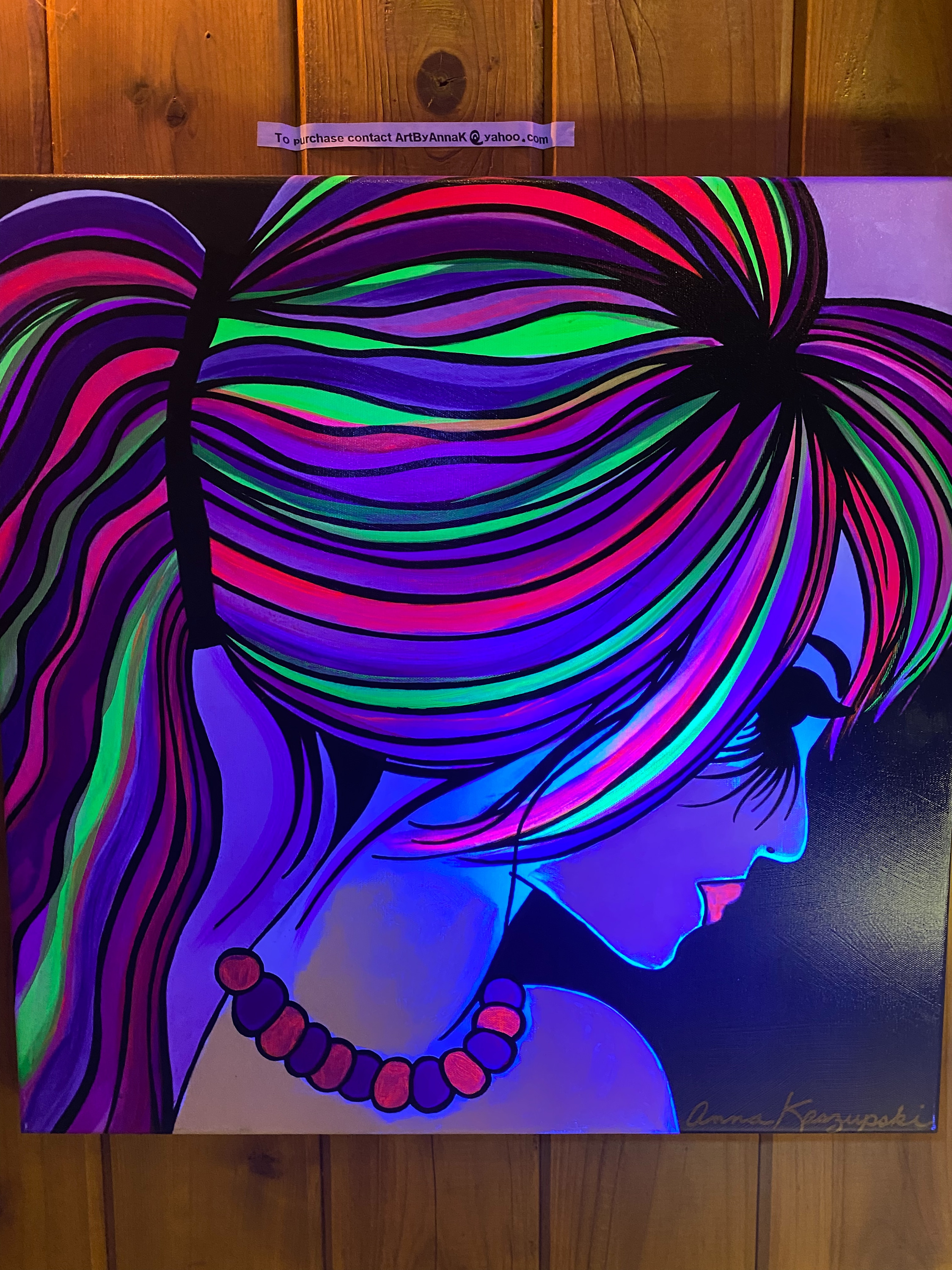 絵画　ANNA．Ｋ Specialty glitter hand embellished works Art | Art by Anna K.