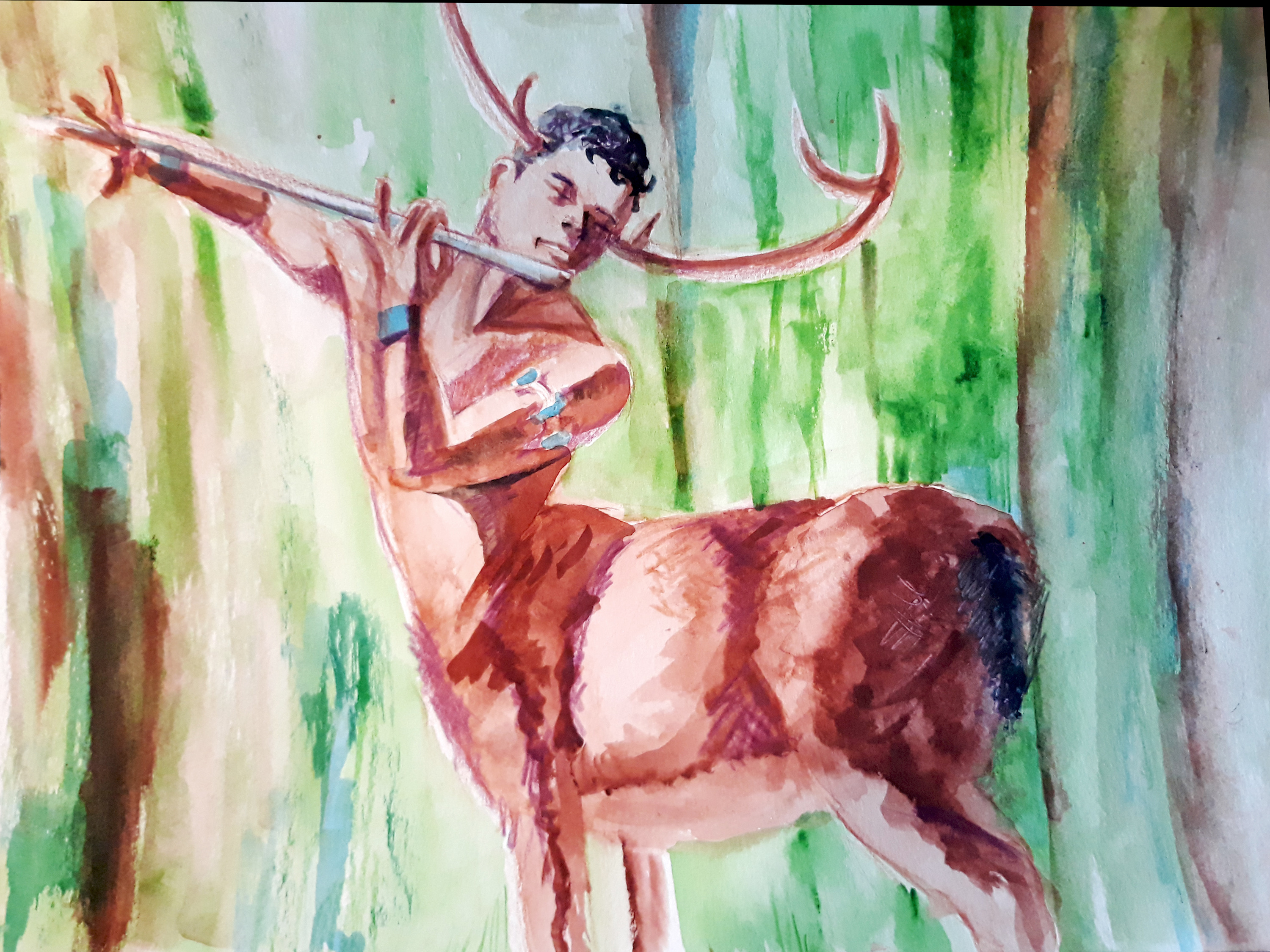 Blaine anderson forest spirit 9x12  300 grmme6