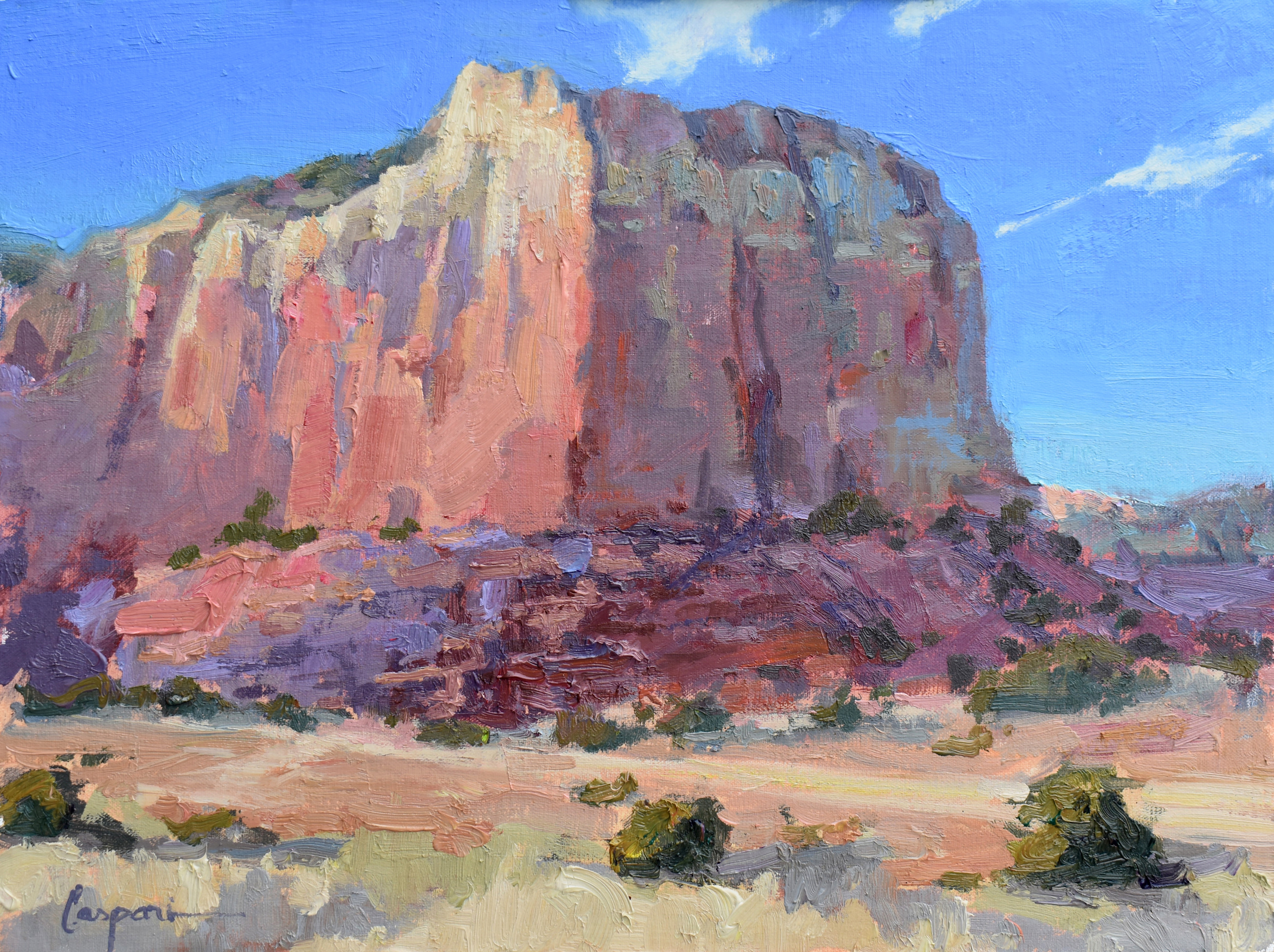 Ghost ranch monument 16 22x12 22 oil 2013 zrnjoo