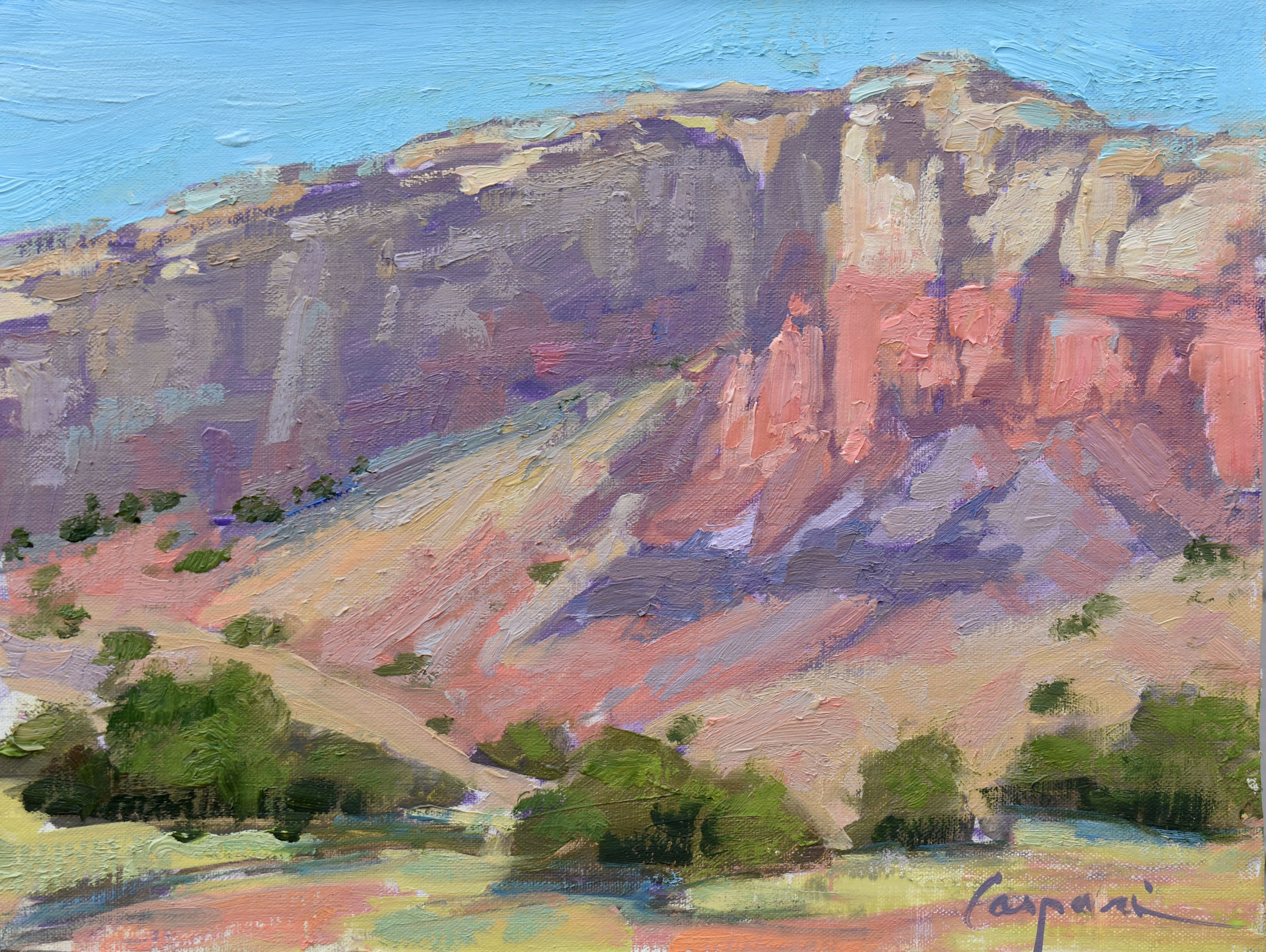 Ghost ranch reflections 12 22x9 22 oil 2023 azdjsc