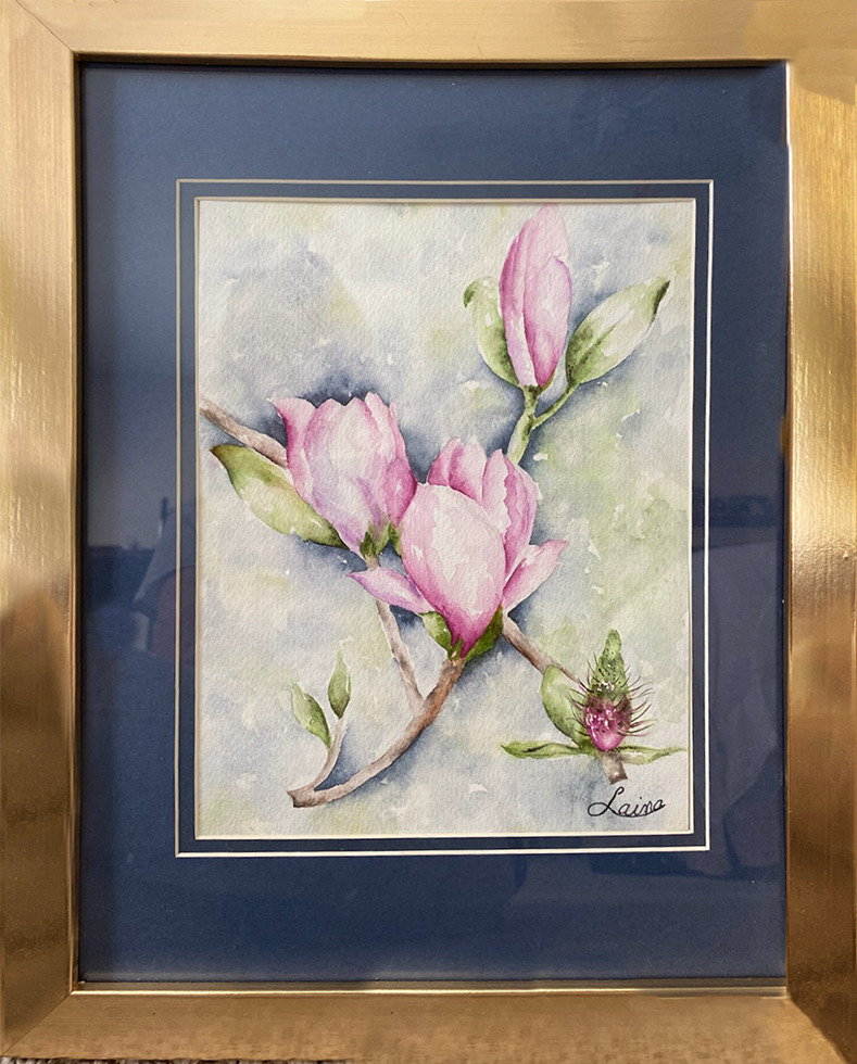 Tranquility pink flowers ll 0764 o 12x15 95 sm wpj2sb