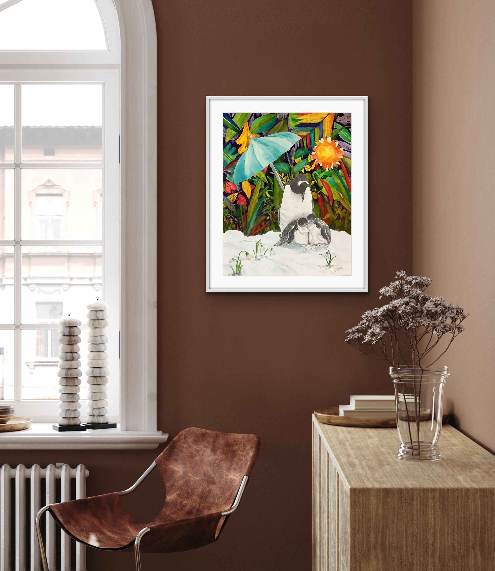
        <div class='title'>
          Snowbirds Are Here
        </div>
       
        <div class='description'>
          Watercolor and graphite collage
        </div>
      