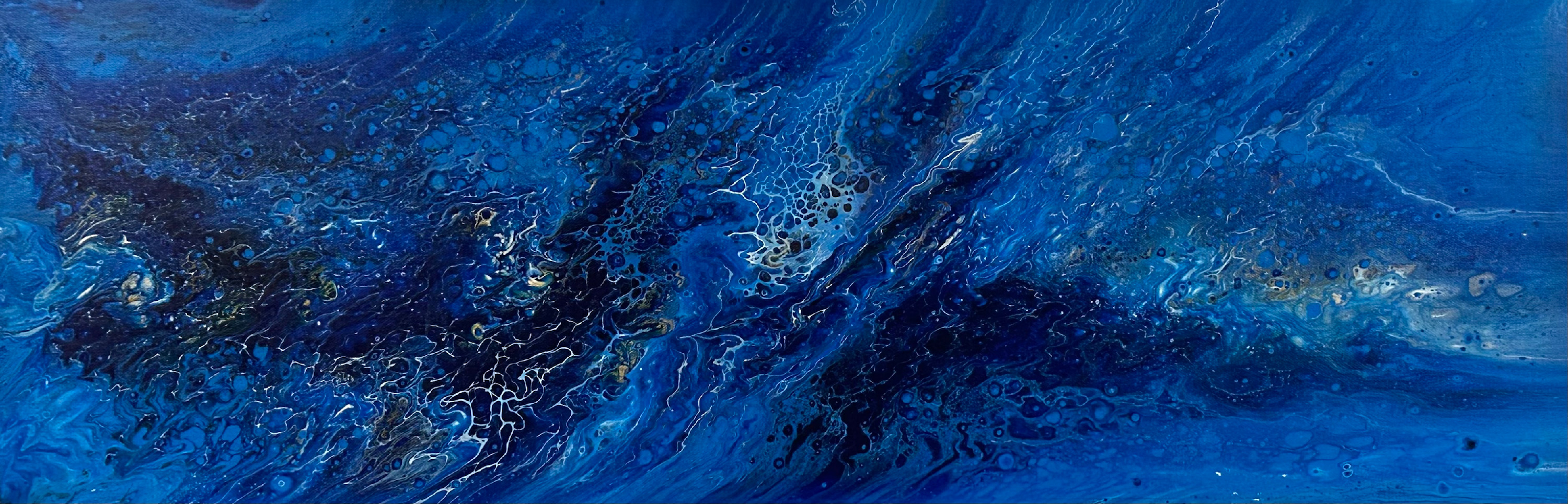 Deep blue 12x36 on gallery canvas 250 prints wxrdyl