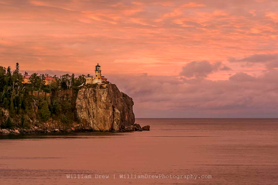 Sunset at split rock lighthouse 2 sm aa8qdi